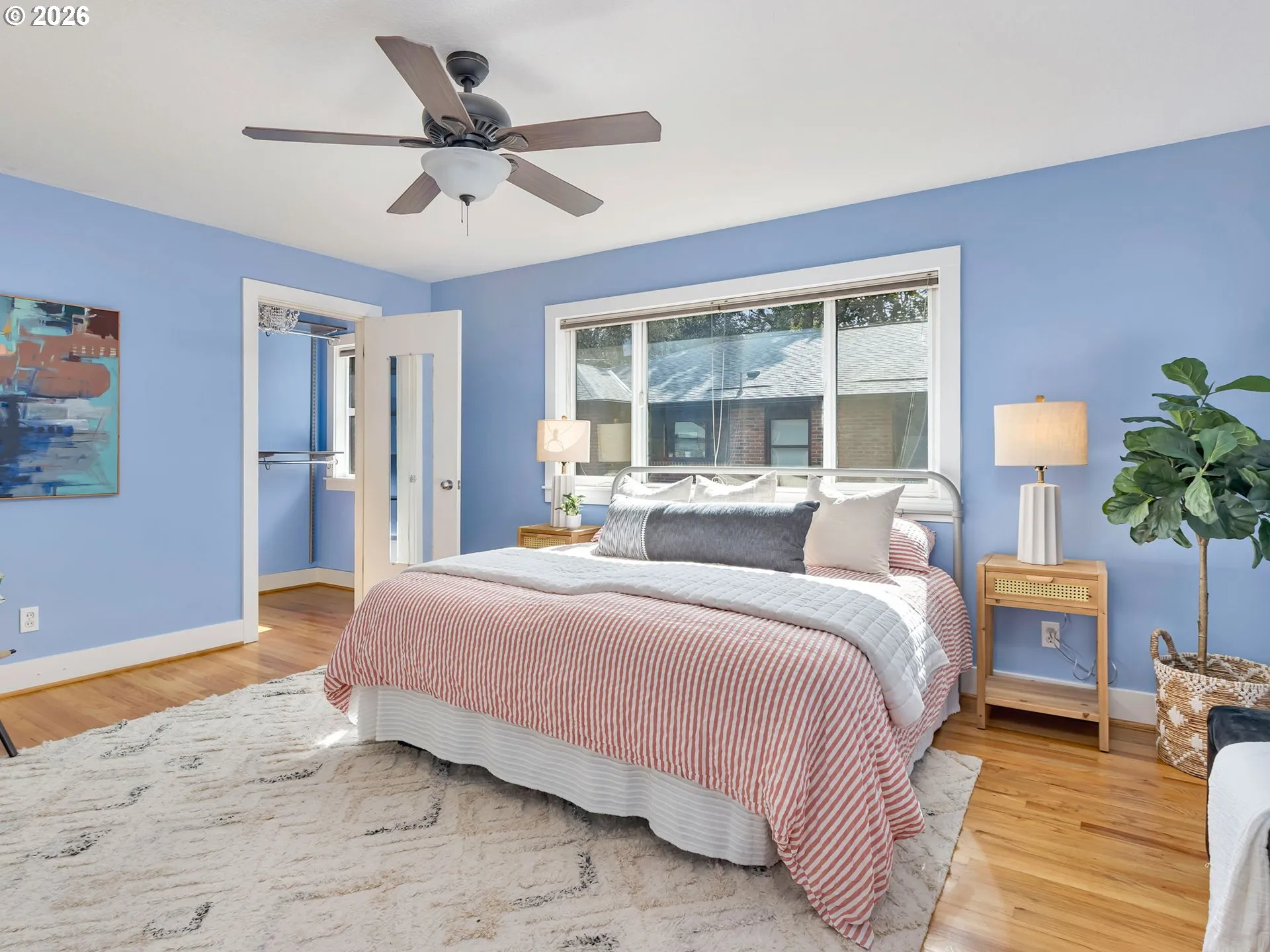 Bedroom, Primary-Ceiling Fan