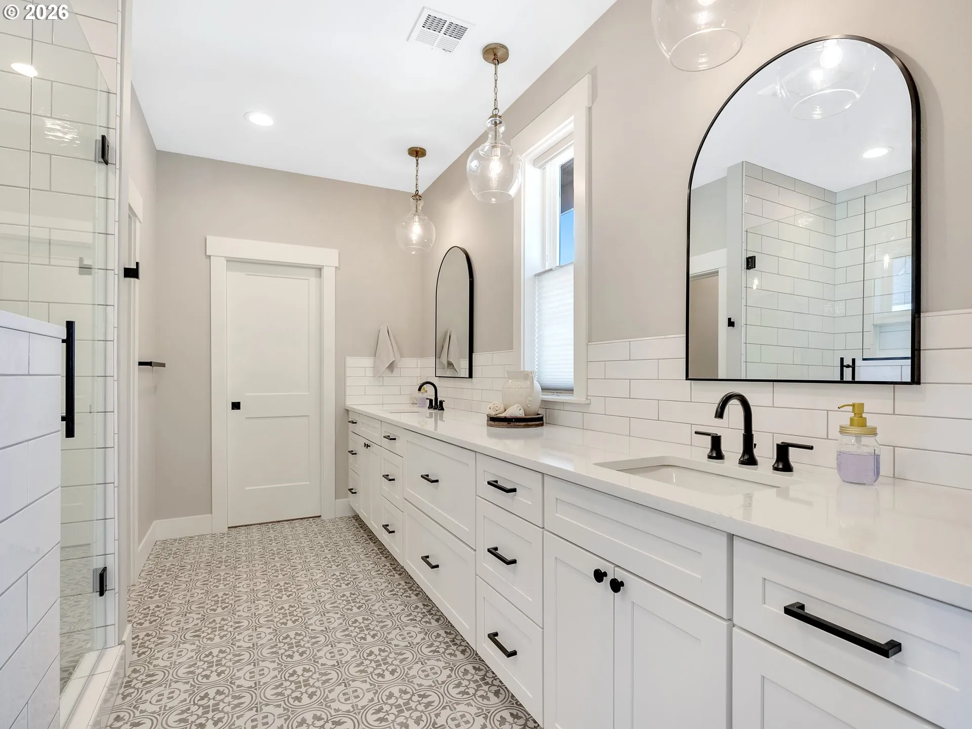 Bathroom, Attached-Double Sinks