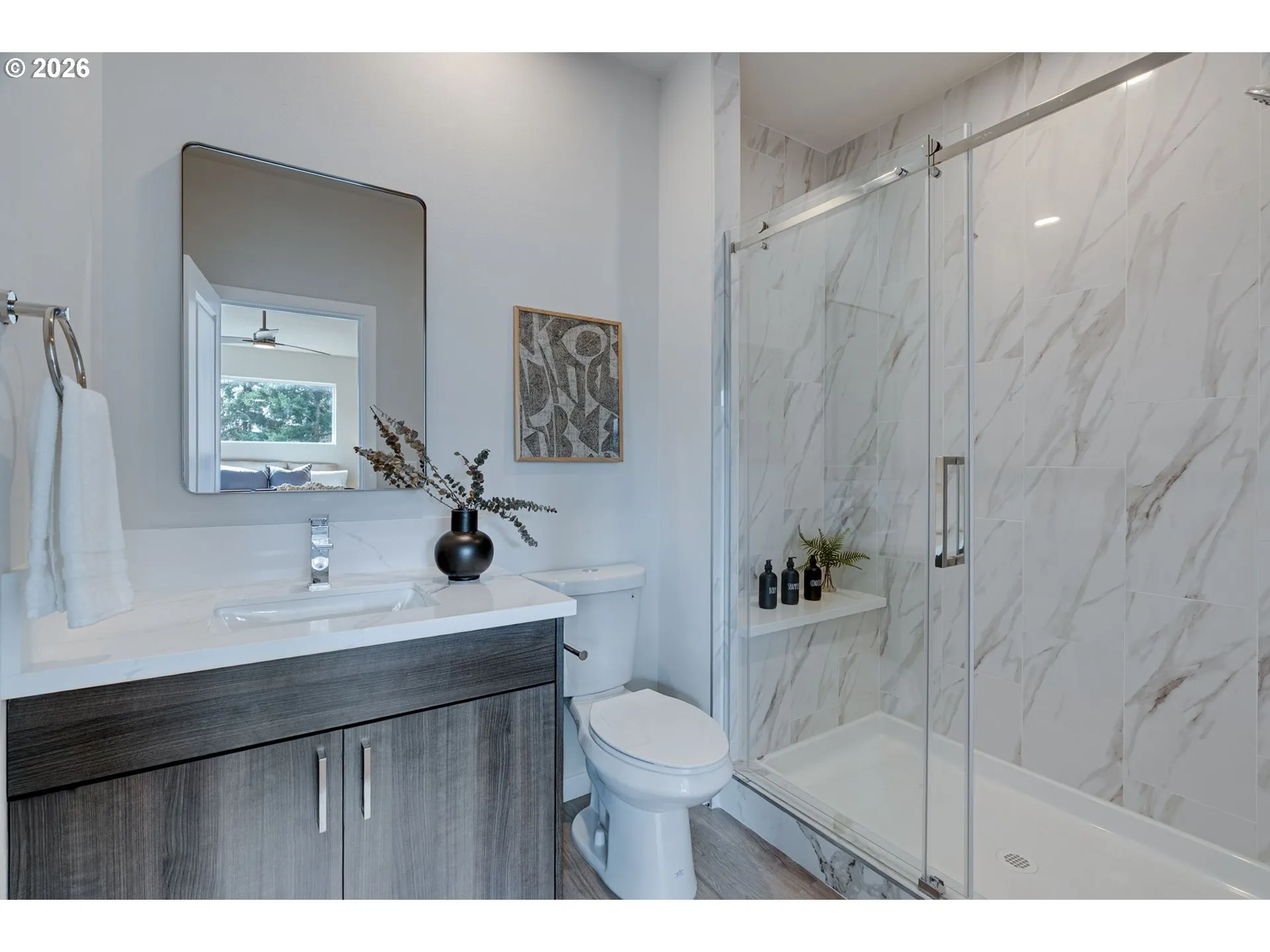 Primary Bedroom-Attached Bathroom