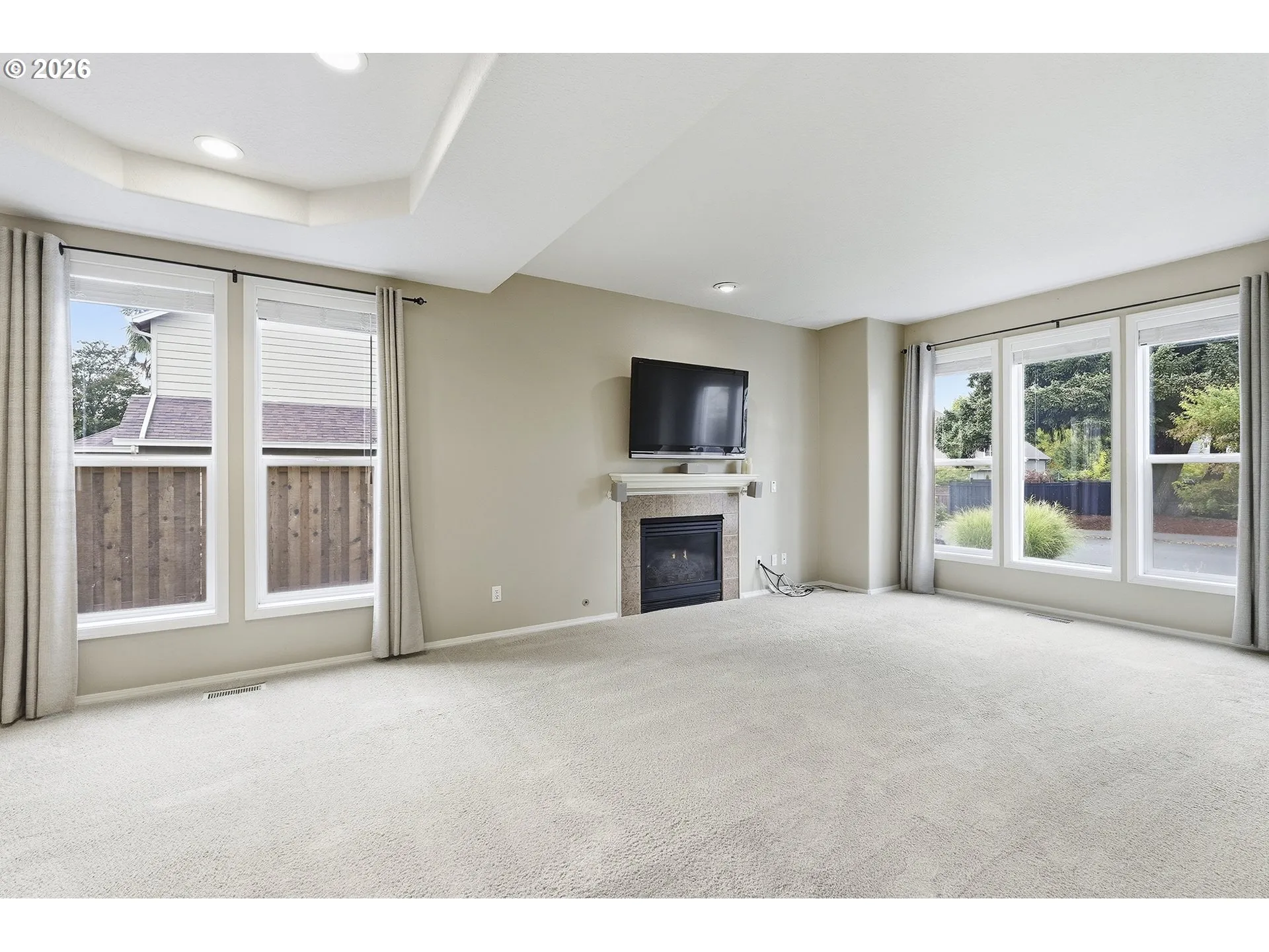 Living Room-Fireplace