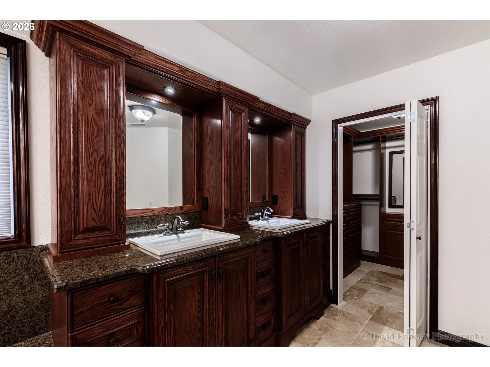 Bathroom, Attached-Double Sinks