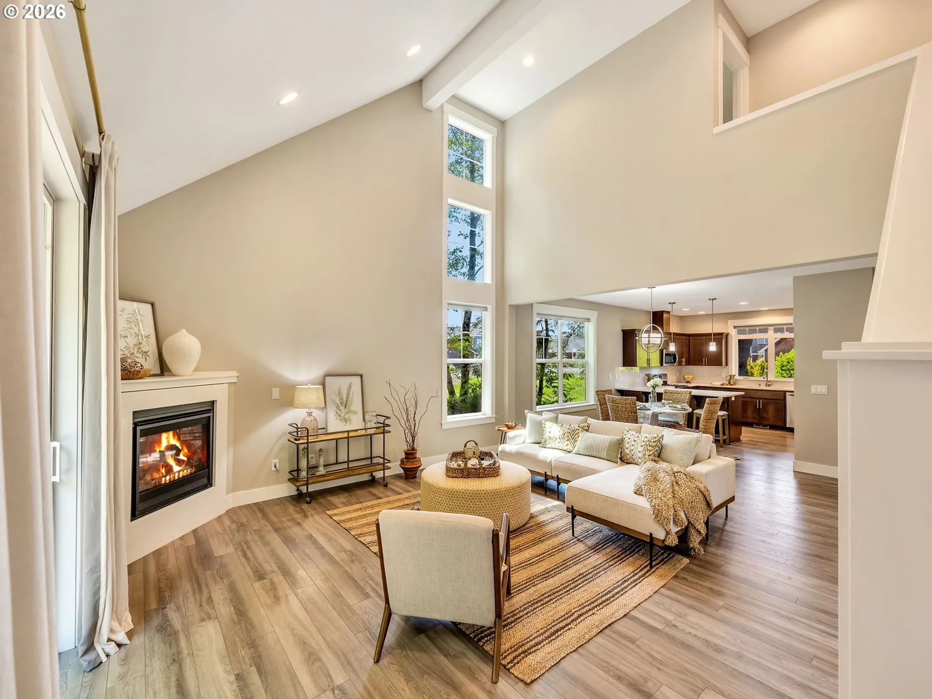 Living Room-Vaulted Ceilings