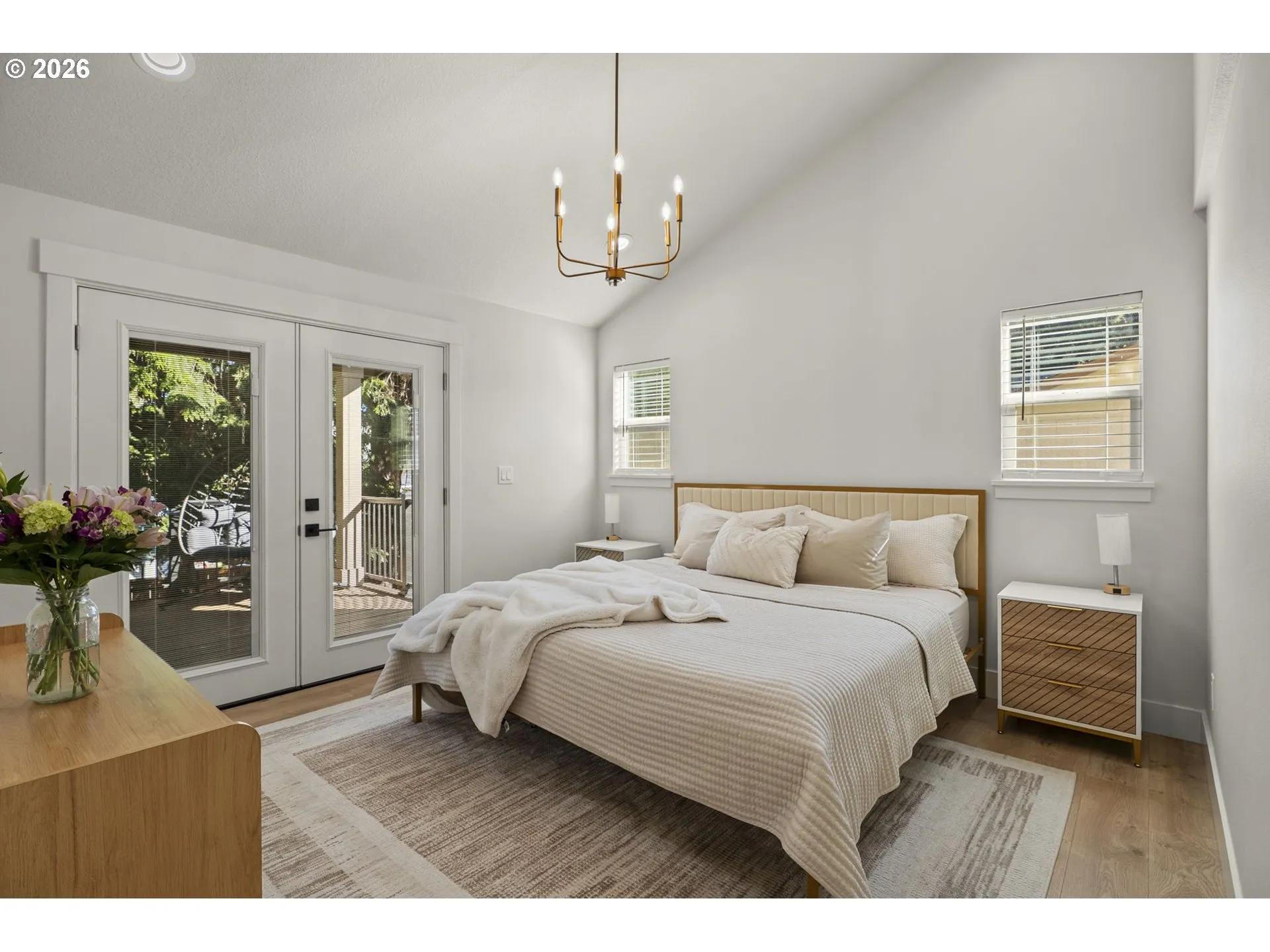 Primary Bedroom-Vaulted Ceilings