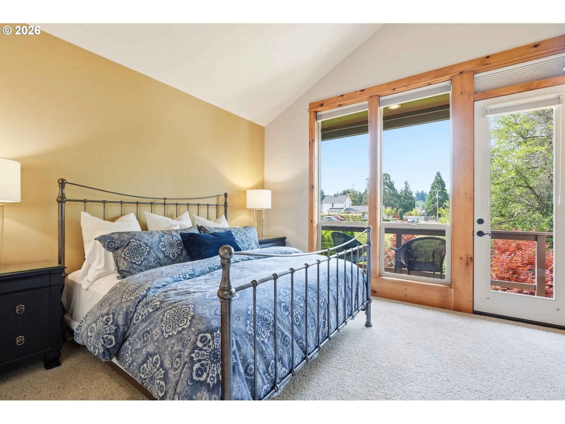Owner's Suite Bedroom-Vaulted Ceilings