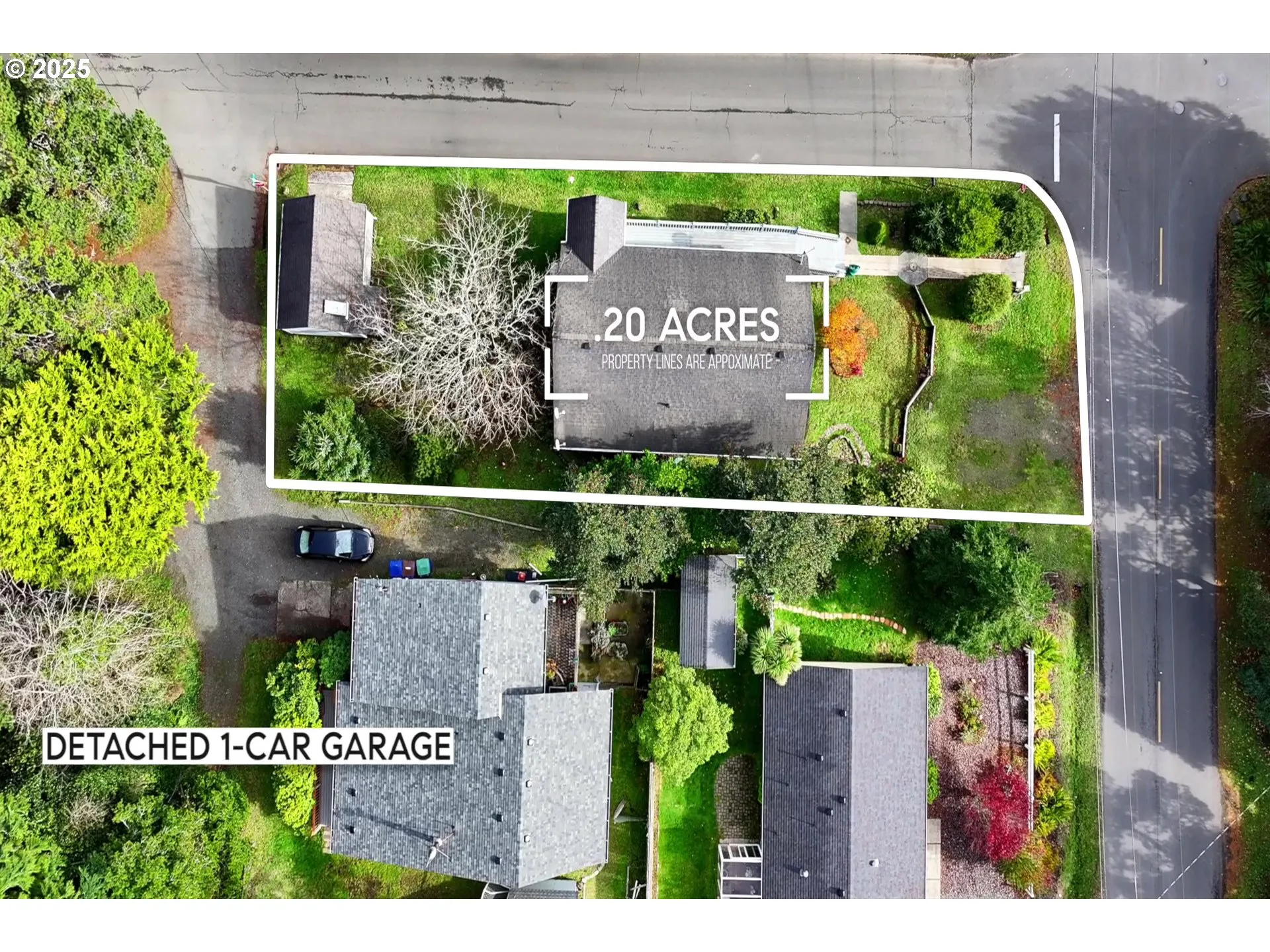 Approximate Property Lines-Aerial