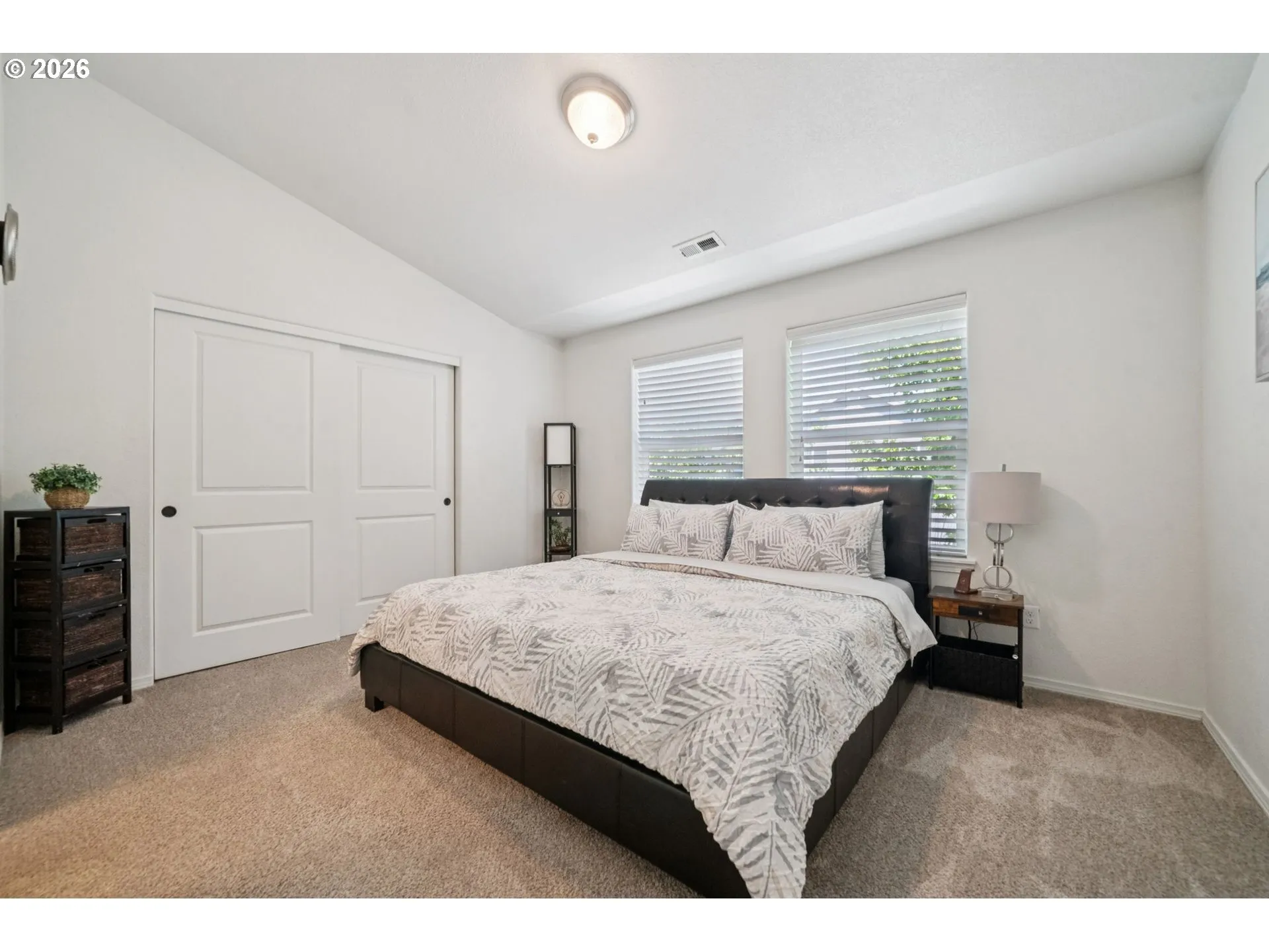 Bedroom, Primary-Vaulted Ceilings
