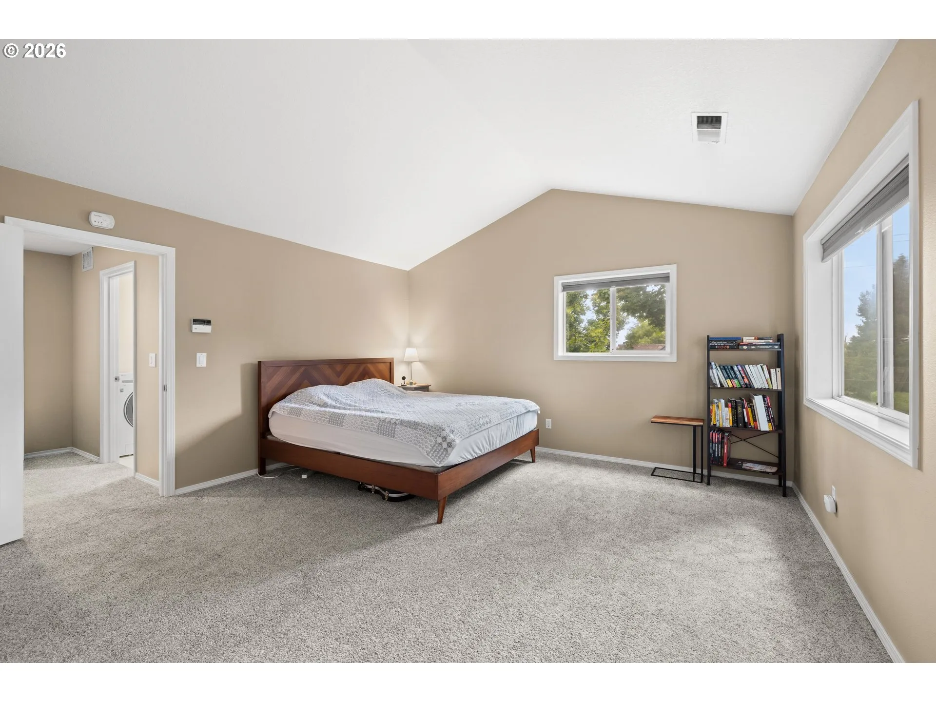 Bedroom, Primary-Vaulted Ceilings