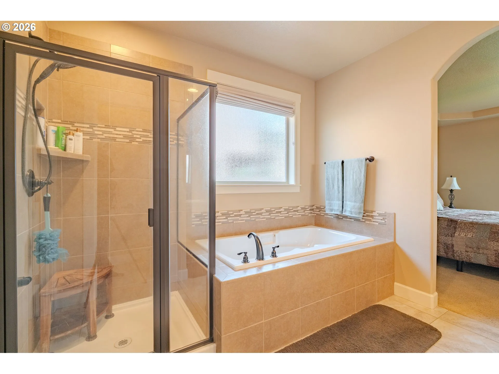 Bathroom, Attached-Walk in Shower
