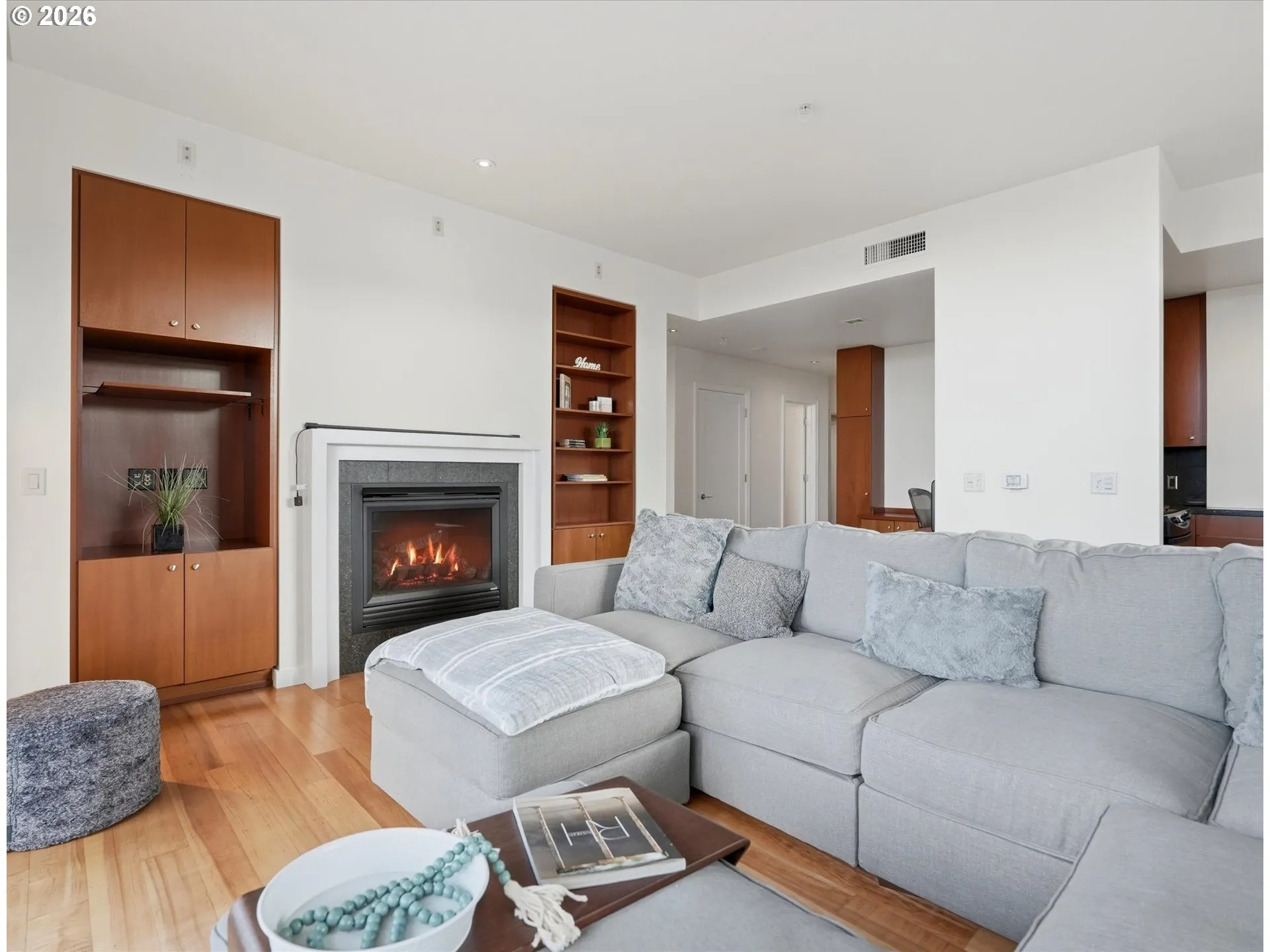 Living Room-Fireplace