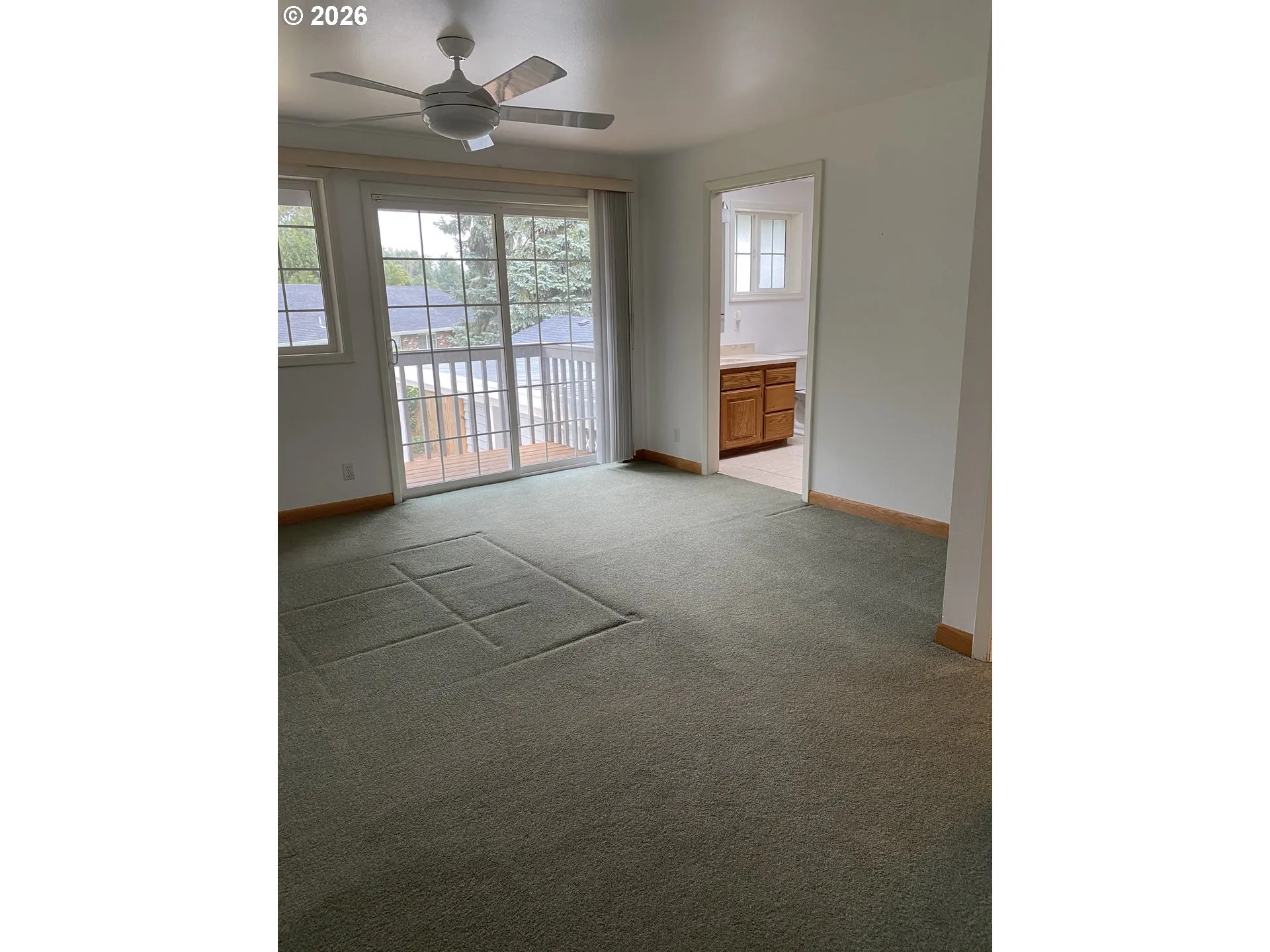 Bedroom, Primary-Ceiling Fan