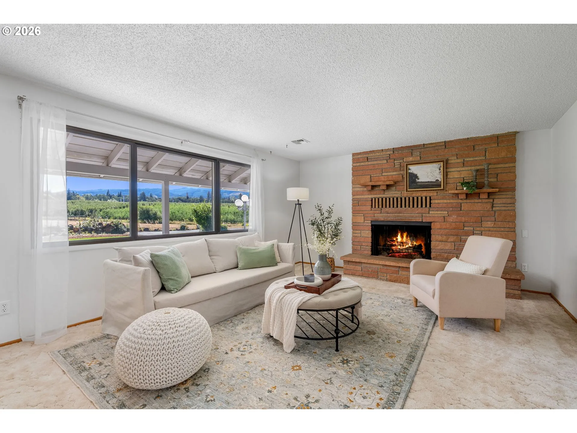 Living Room-Fireplace