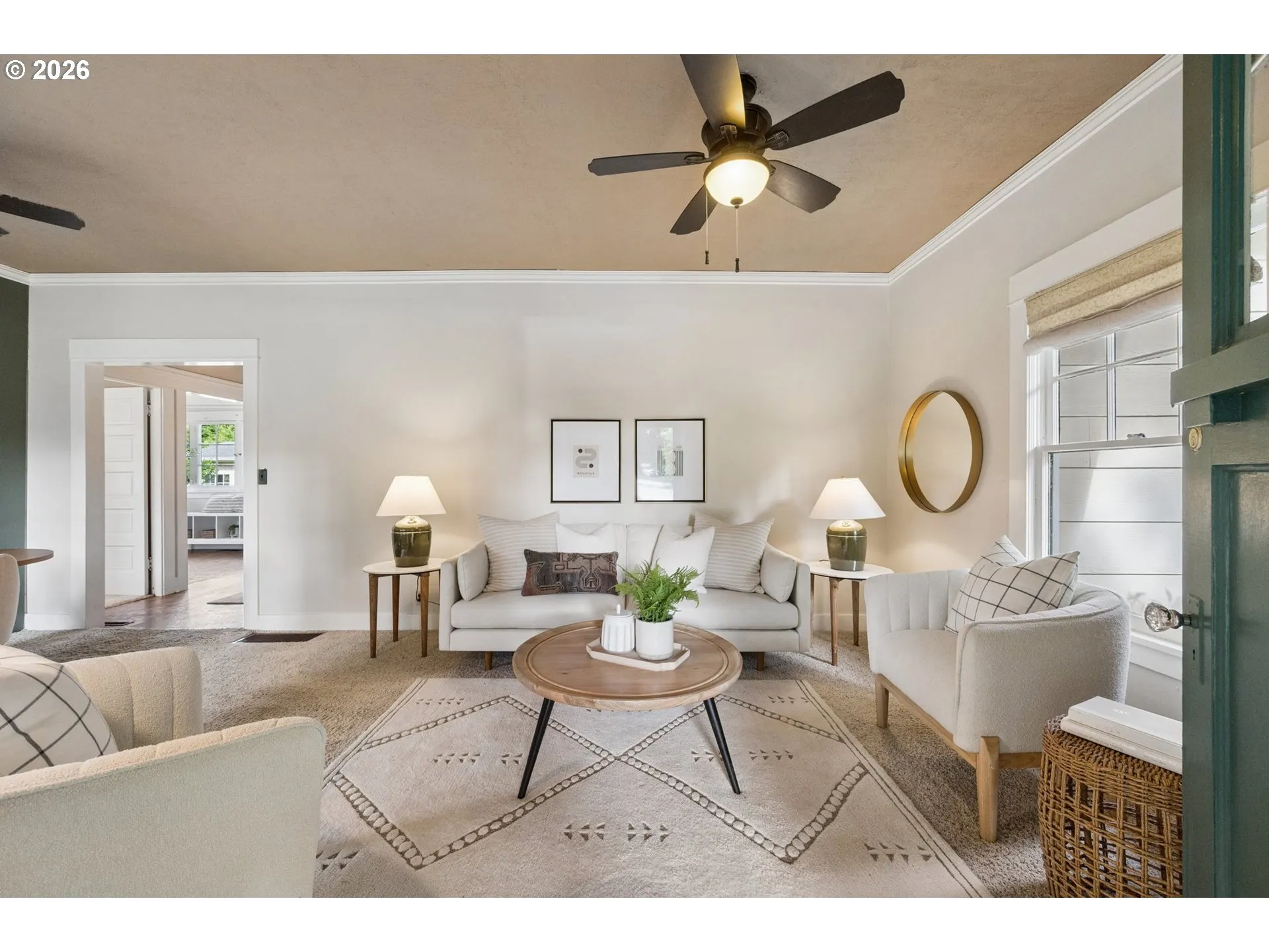 Living Room-Ceiling Fan