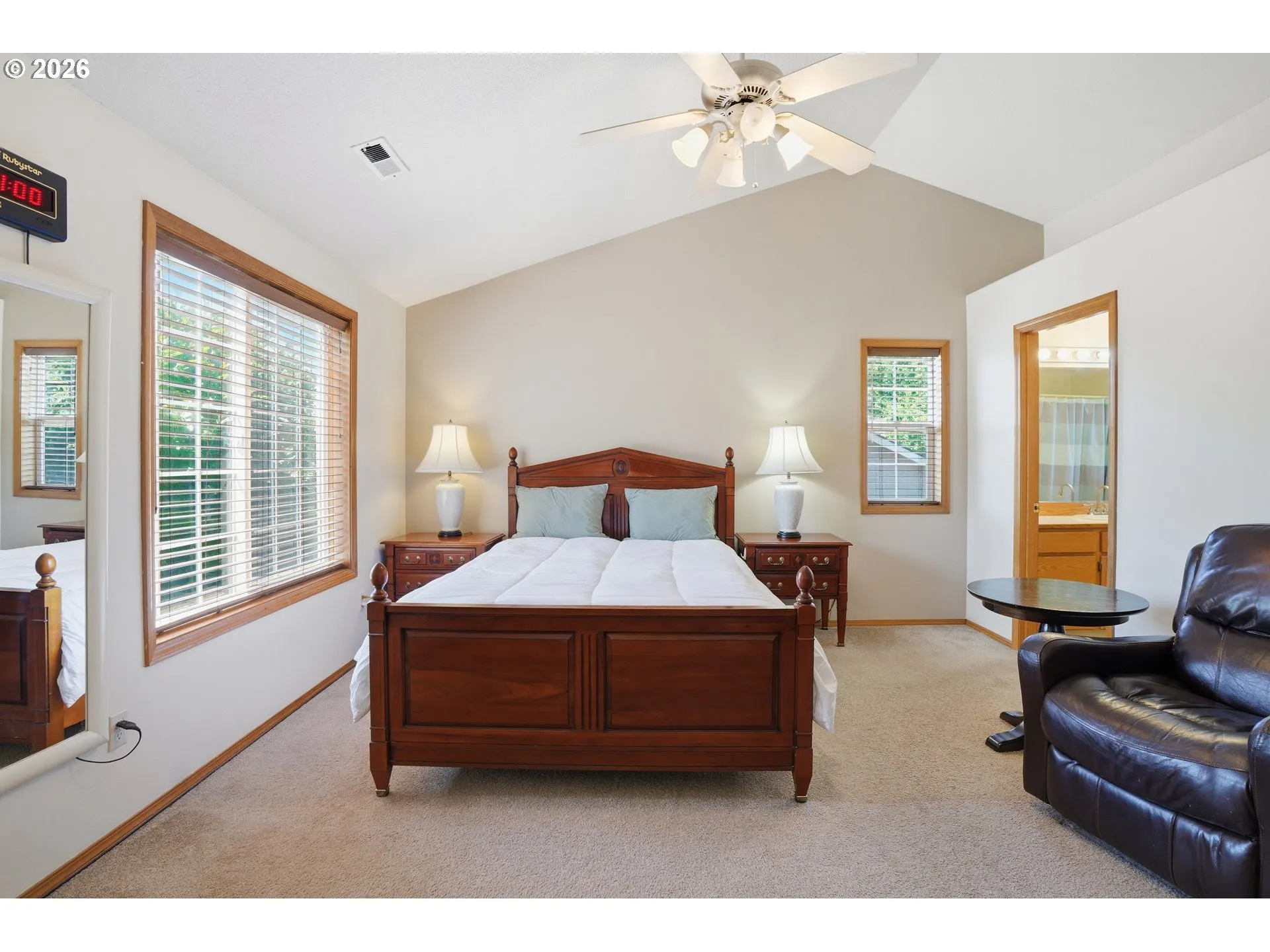 Primary Bedroom-Vaulted Ceilings