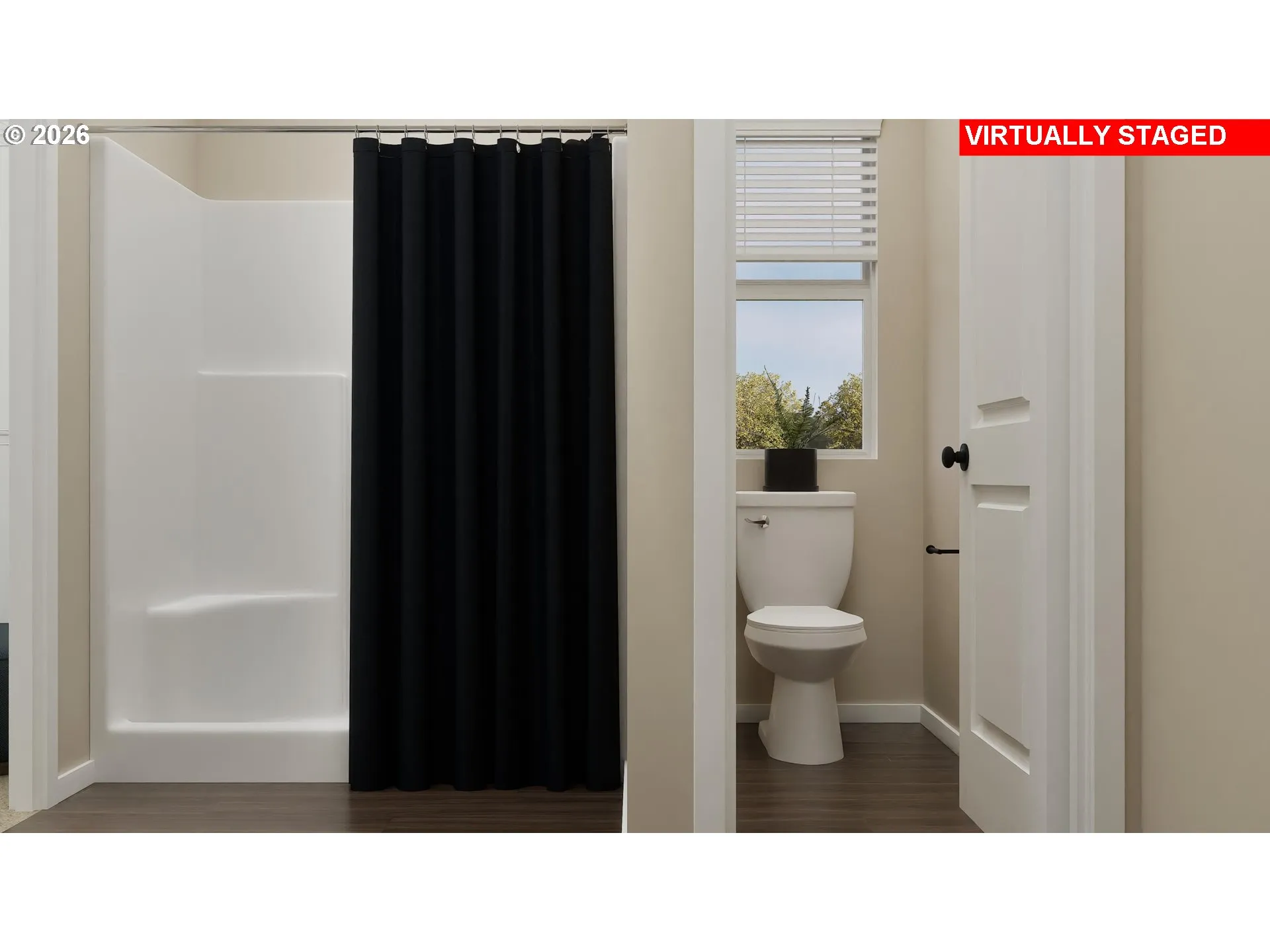 Bathroom, Attached-Walk in Shower