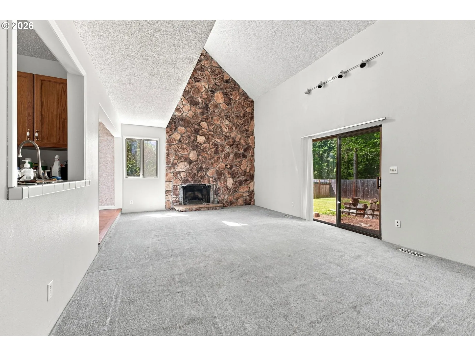 Living Room-Vaulted Ceilings