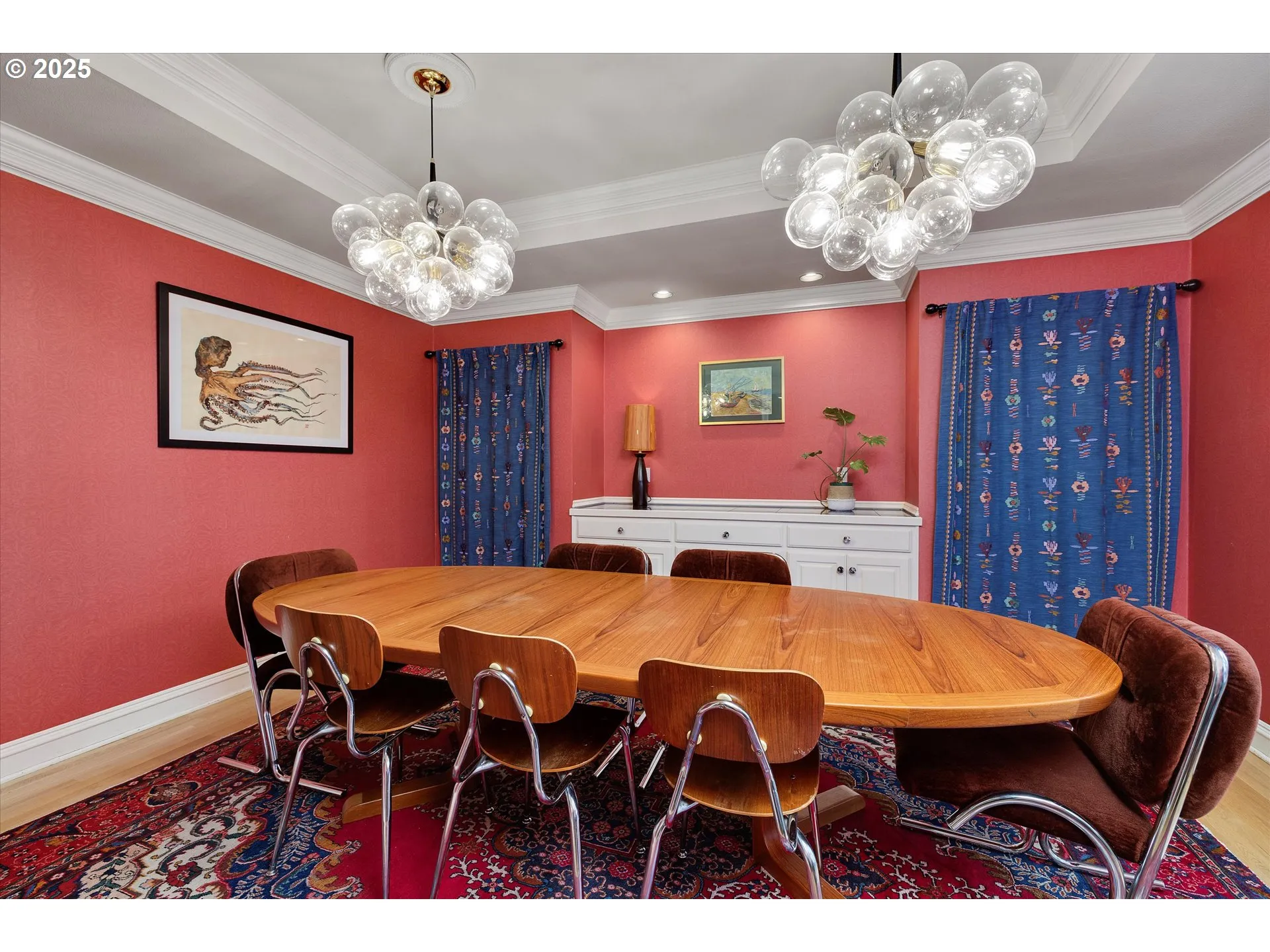 Dining Room-Coffered Ceilings