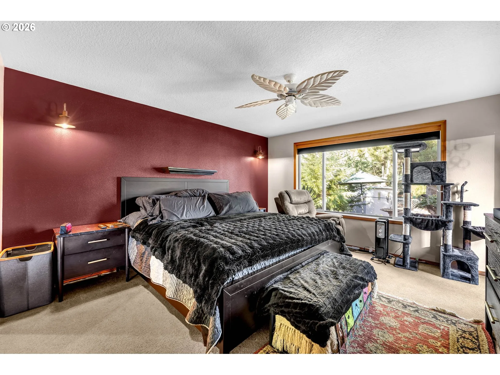 Bedroom, Primary-Ceiling Fan