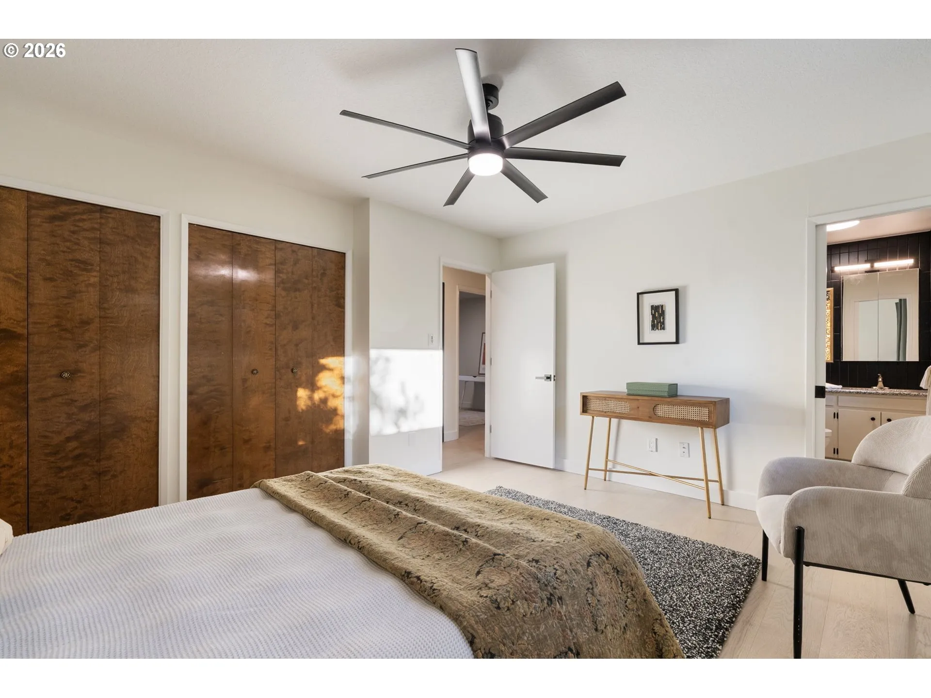 Bedroom, Primary-Ceiling Fan