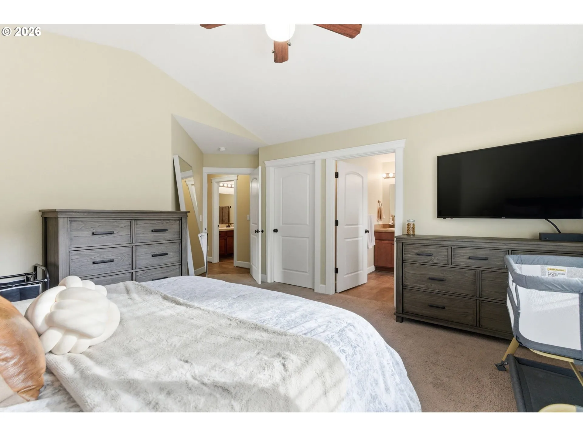 Primary Bedroom-Vaulted Ceilings