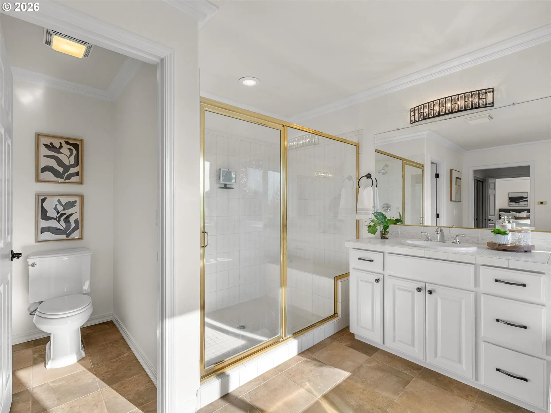 Primary Bedroom-Attached Bathroom