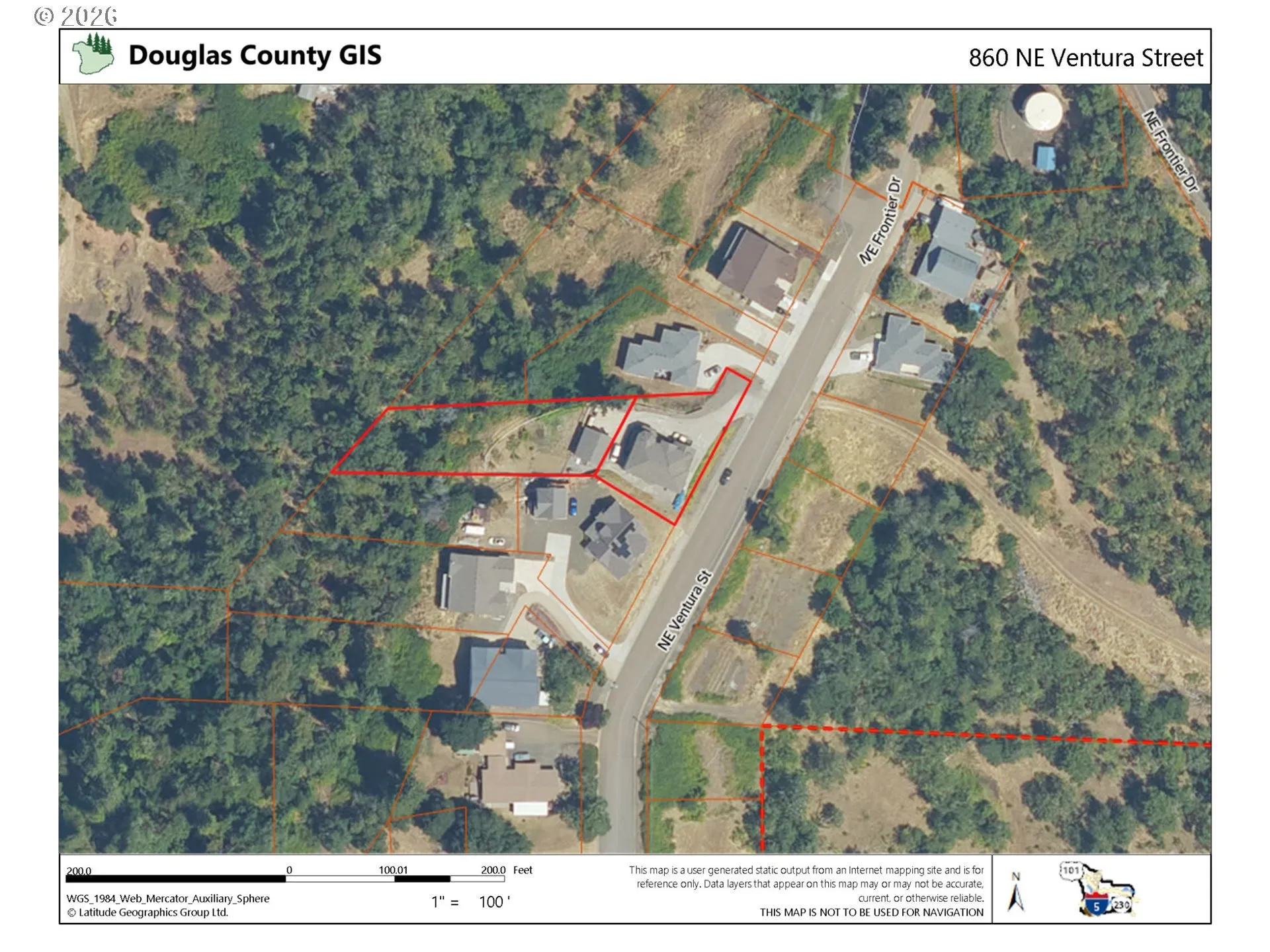 Approximate Property Lines-Aerial