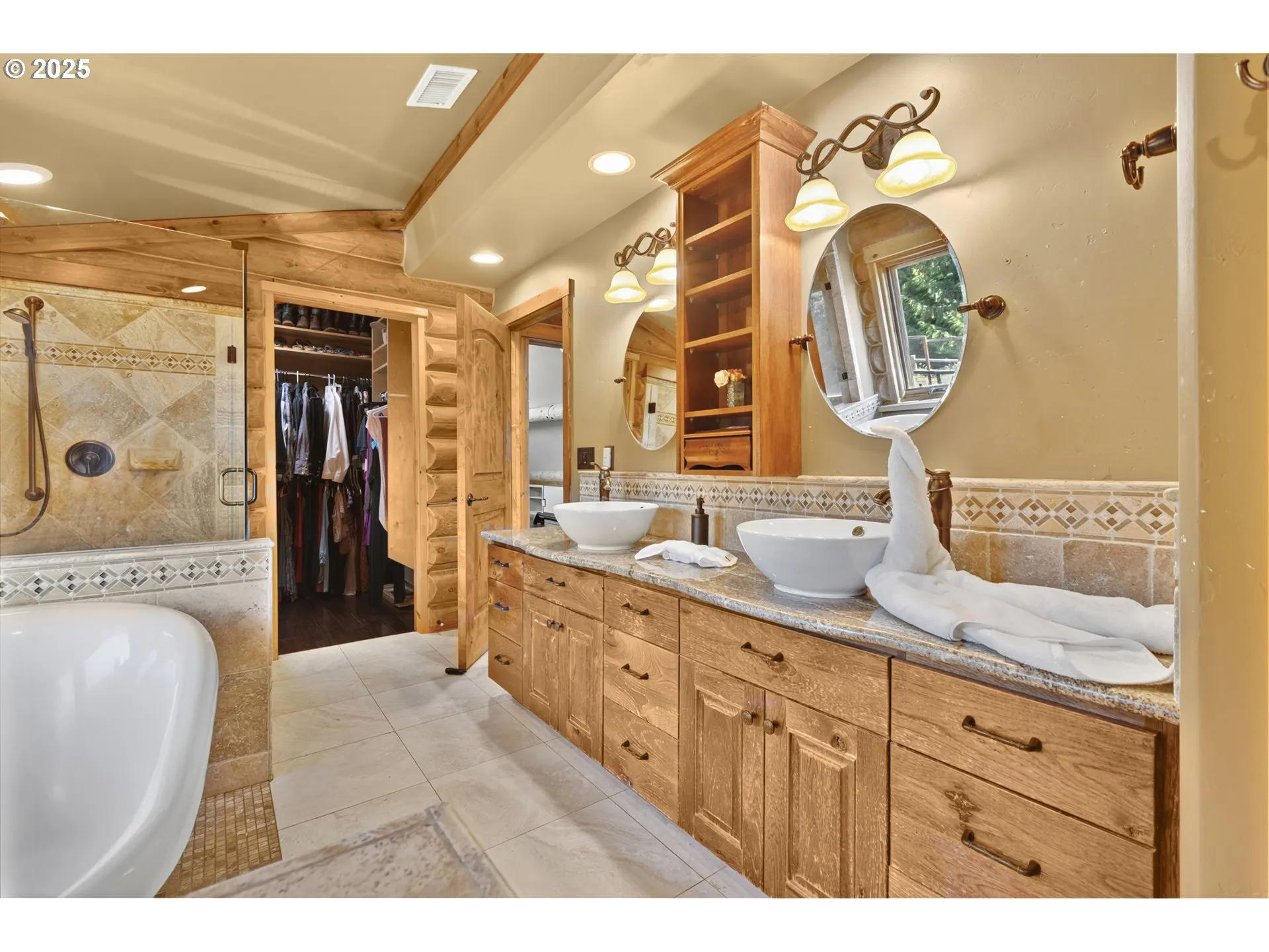 Bathroom, Attached-Double Sinks