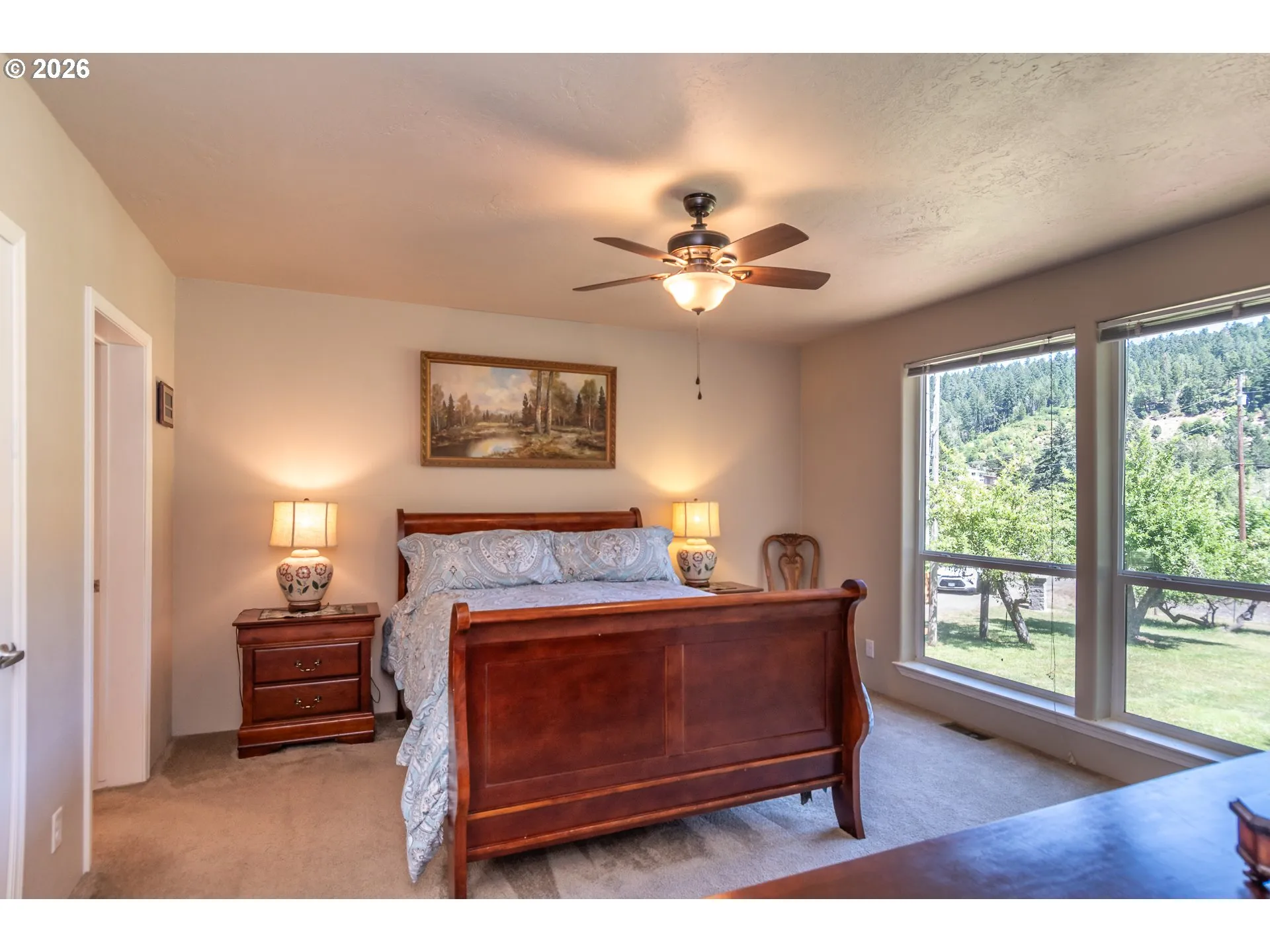 Bedroom, Primary-Ceiling Fan