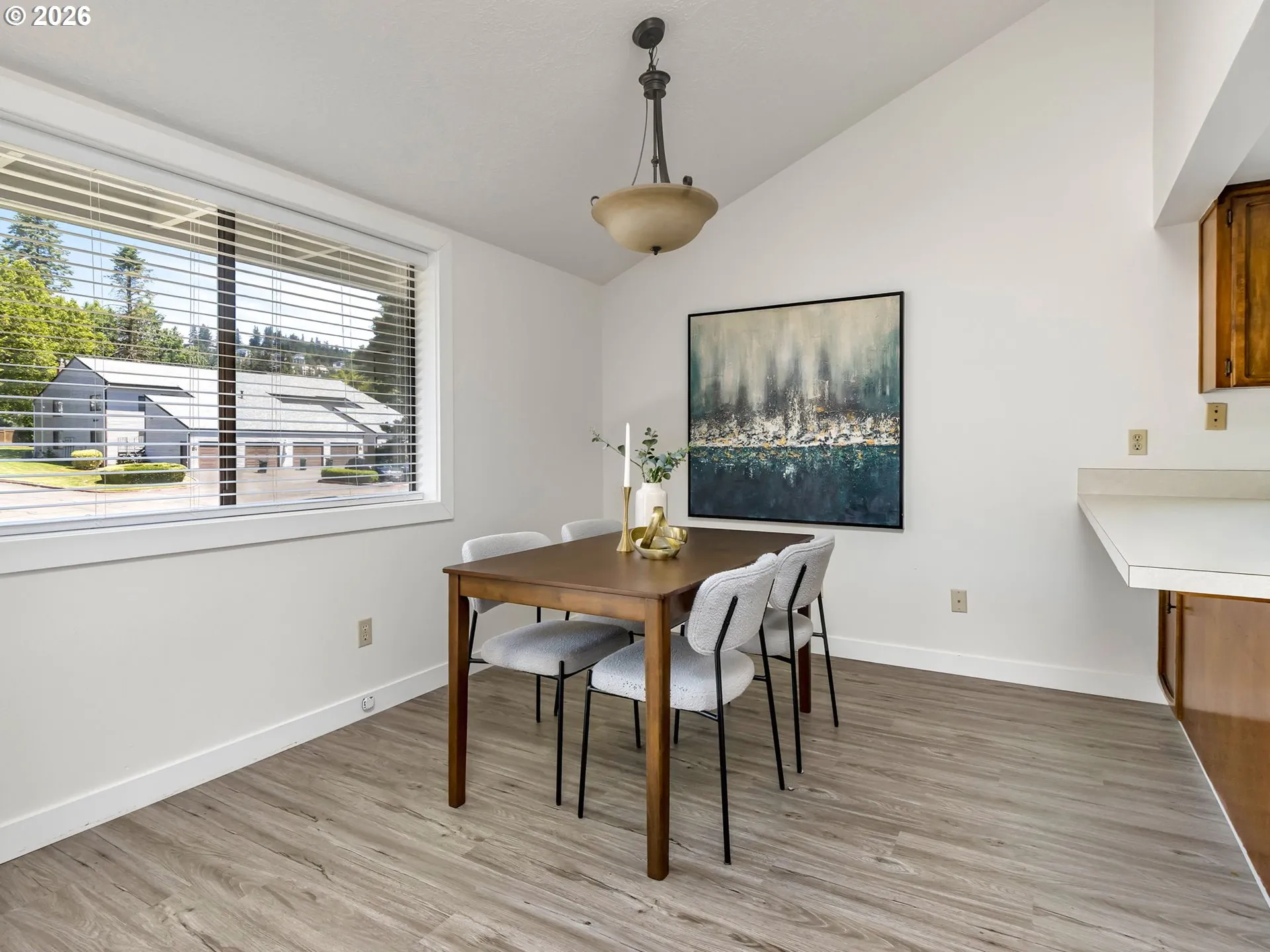 Dining Room-Vaulted Ceilings