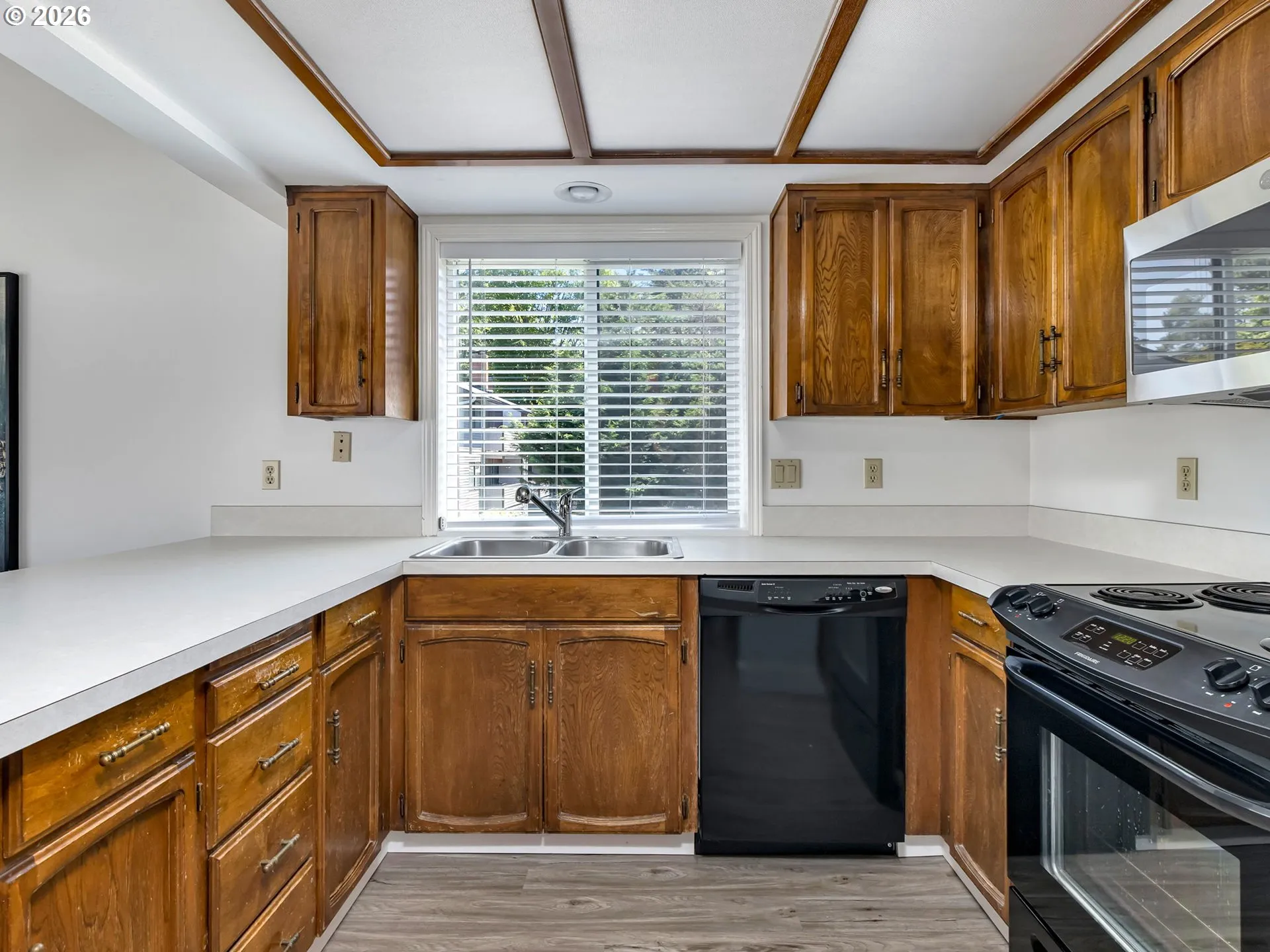 Kitchen-Coffered Ceilings