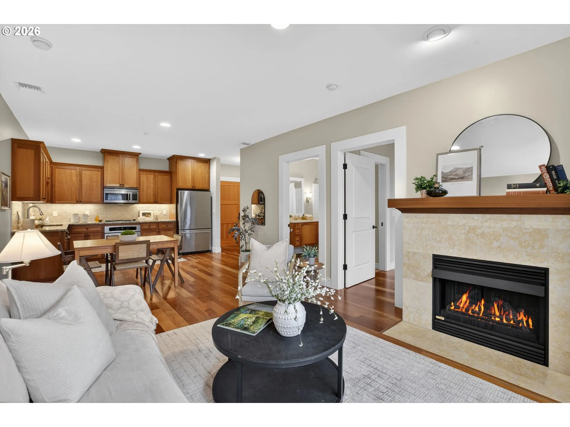 Living Room-Fireplace