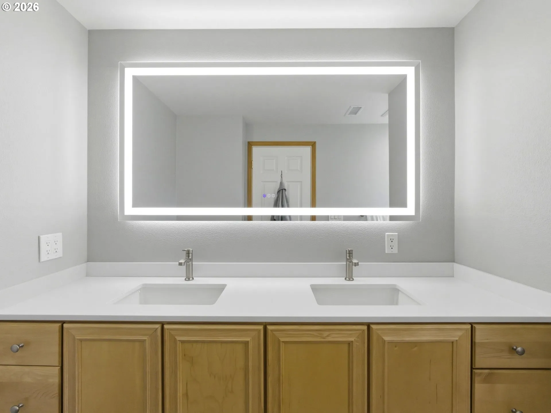 Bathroom, Attached-Double Sinks