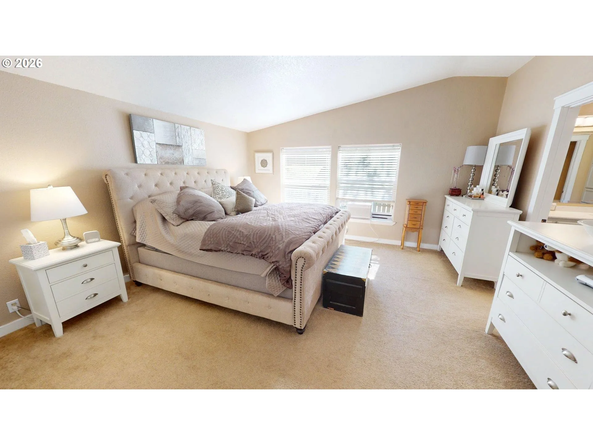 Owner's Suite Bedroom-Vaulted Ceilings