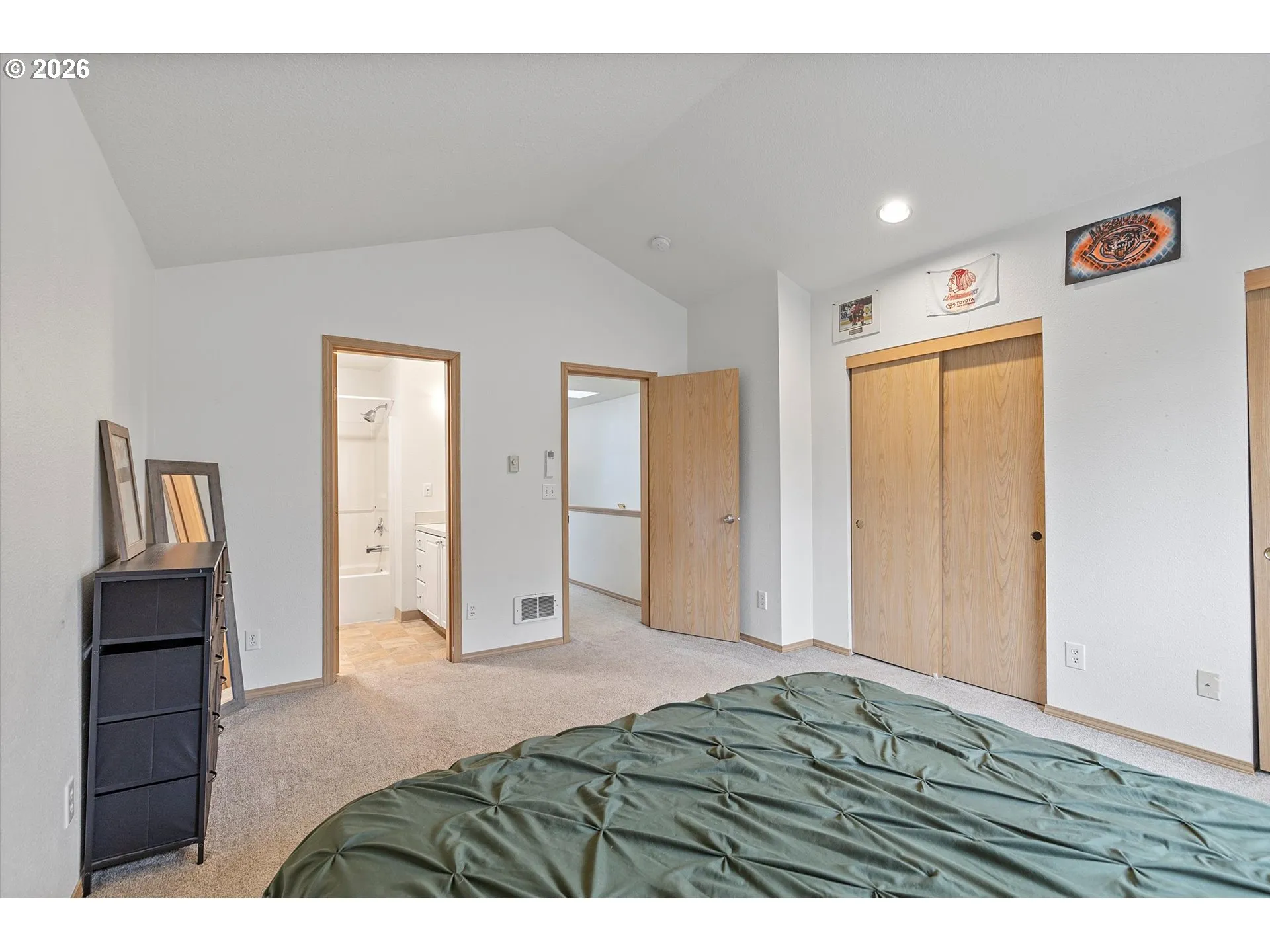 Bedroom, Primary #2-Vaulted Ceilings