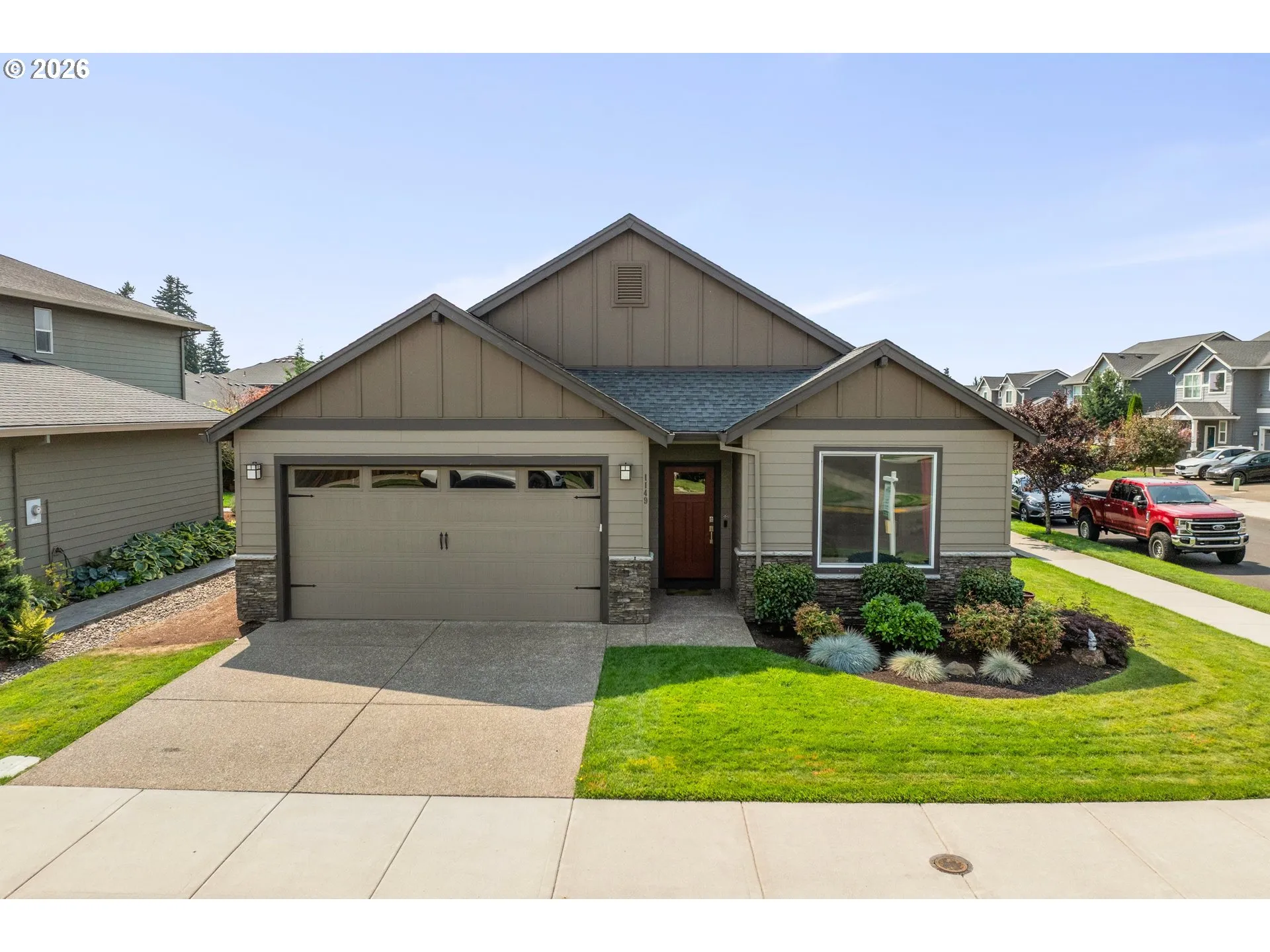 Front Yard-View From