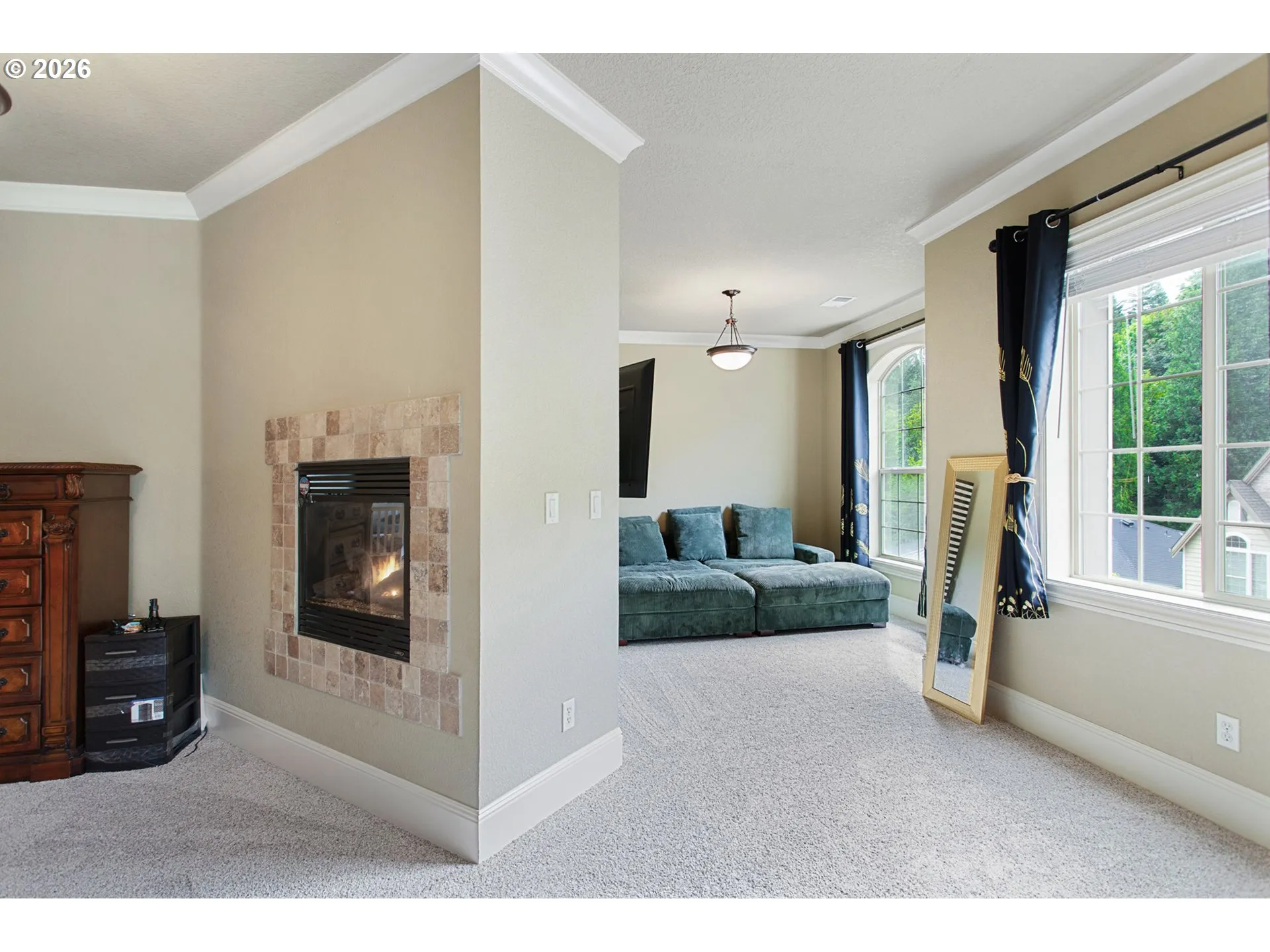 Primary Bedroom-Fireplace