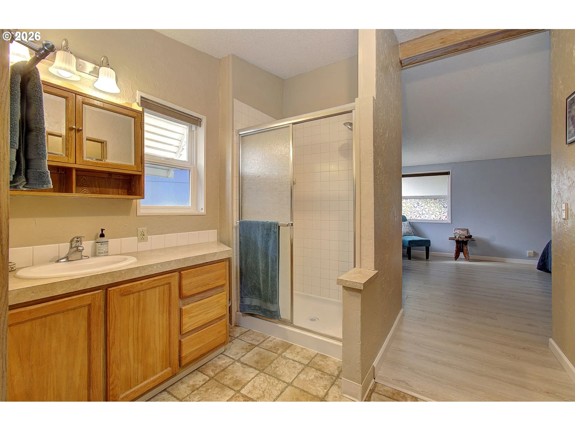 Bathroom, Attached-Walk in Shower