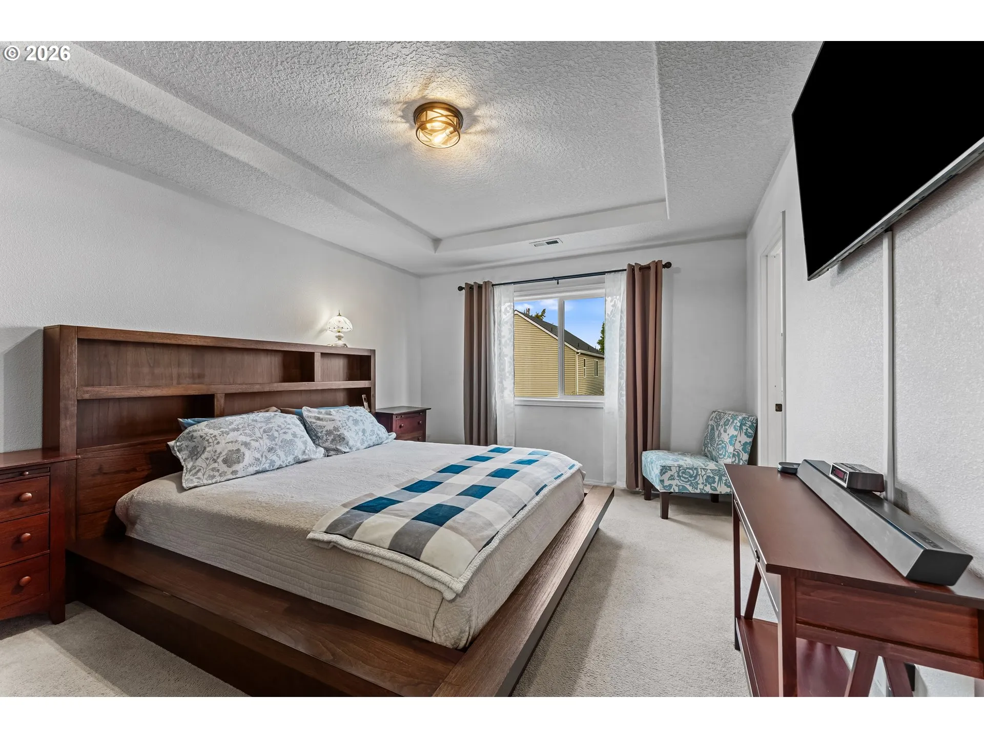 Bedroom, Owner's Suite-Coffered Ceilings