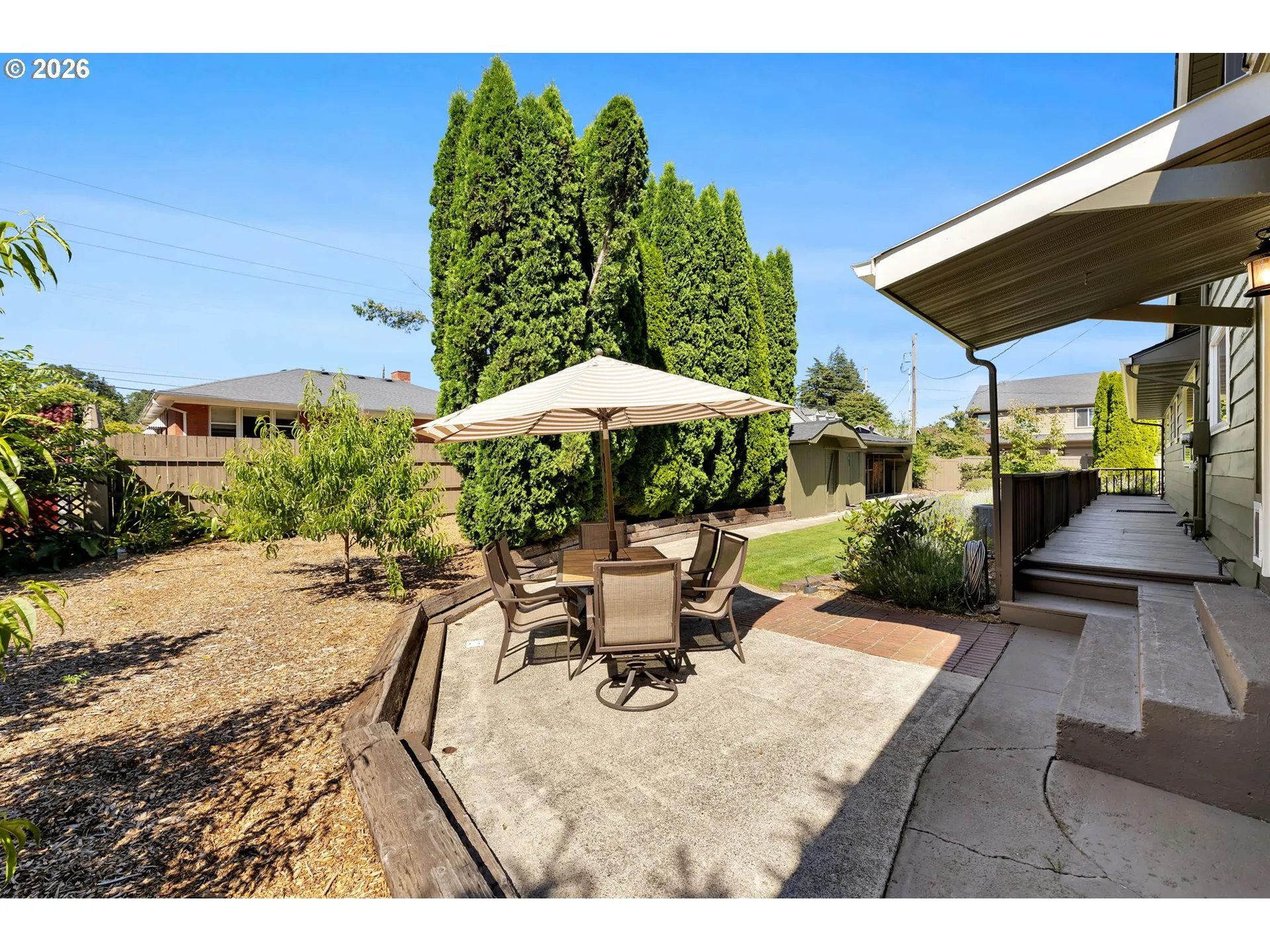 Backyard-View From