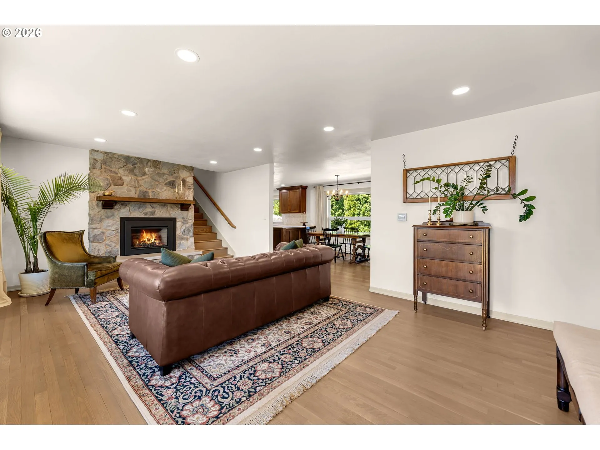 Living Room-Fireplace