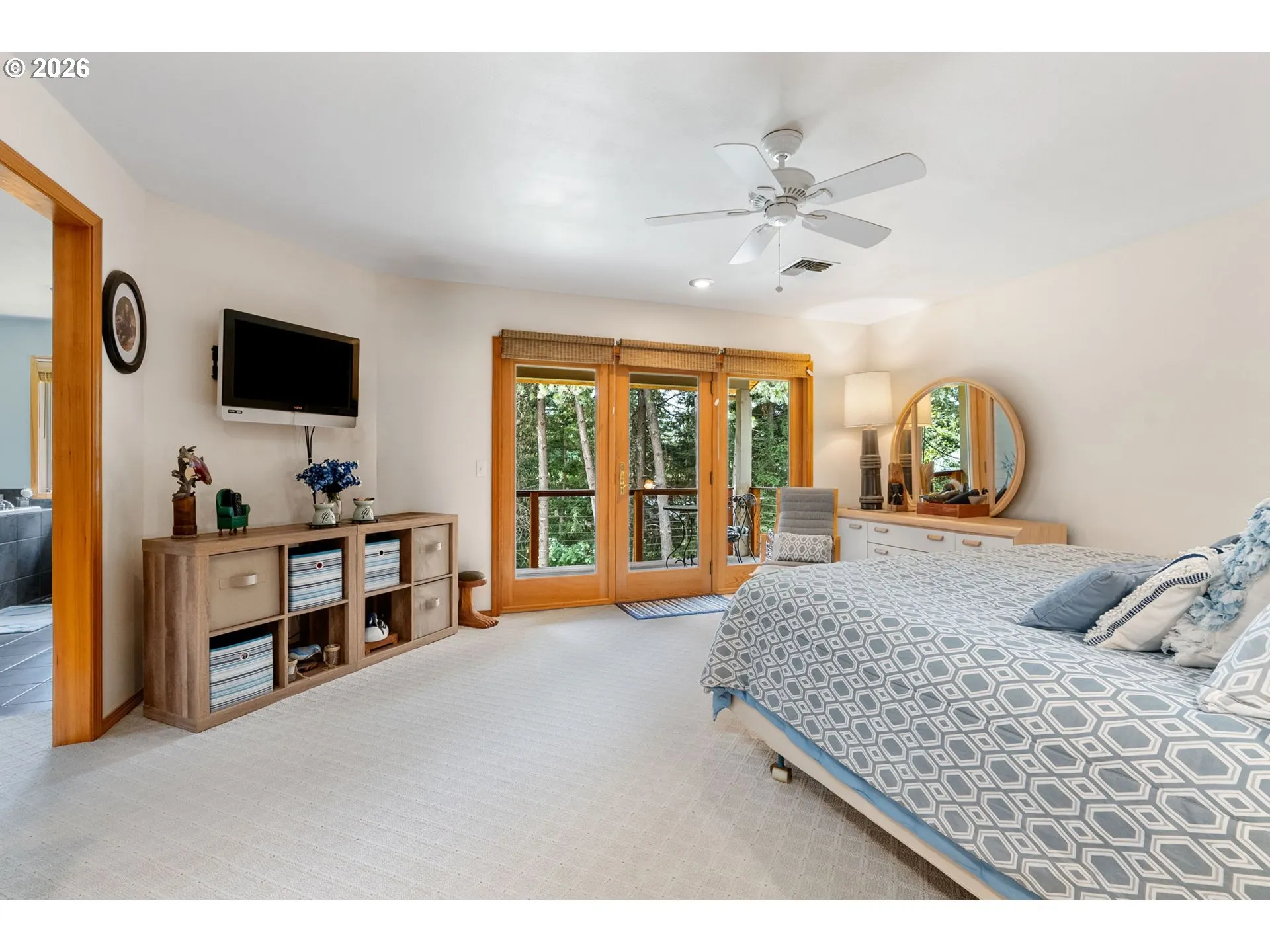 Bedroom, Primary-Ceiling Fan