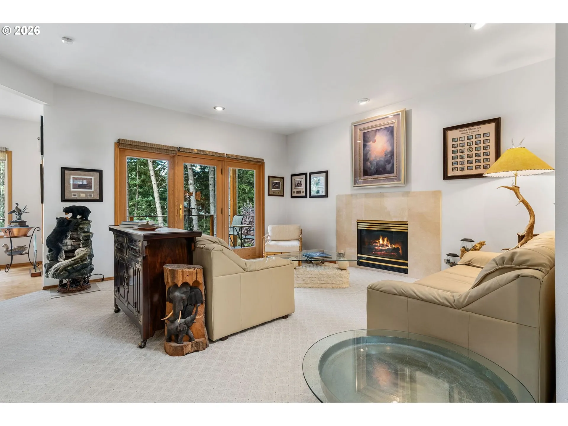 Living Room-Fireplace