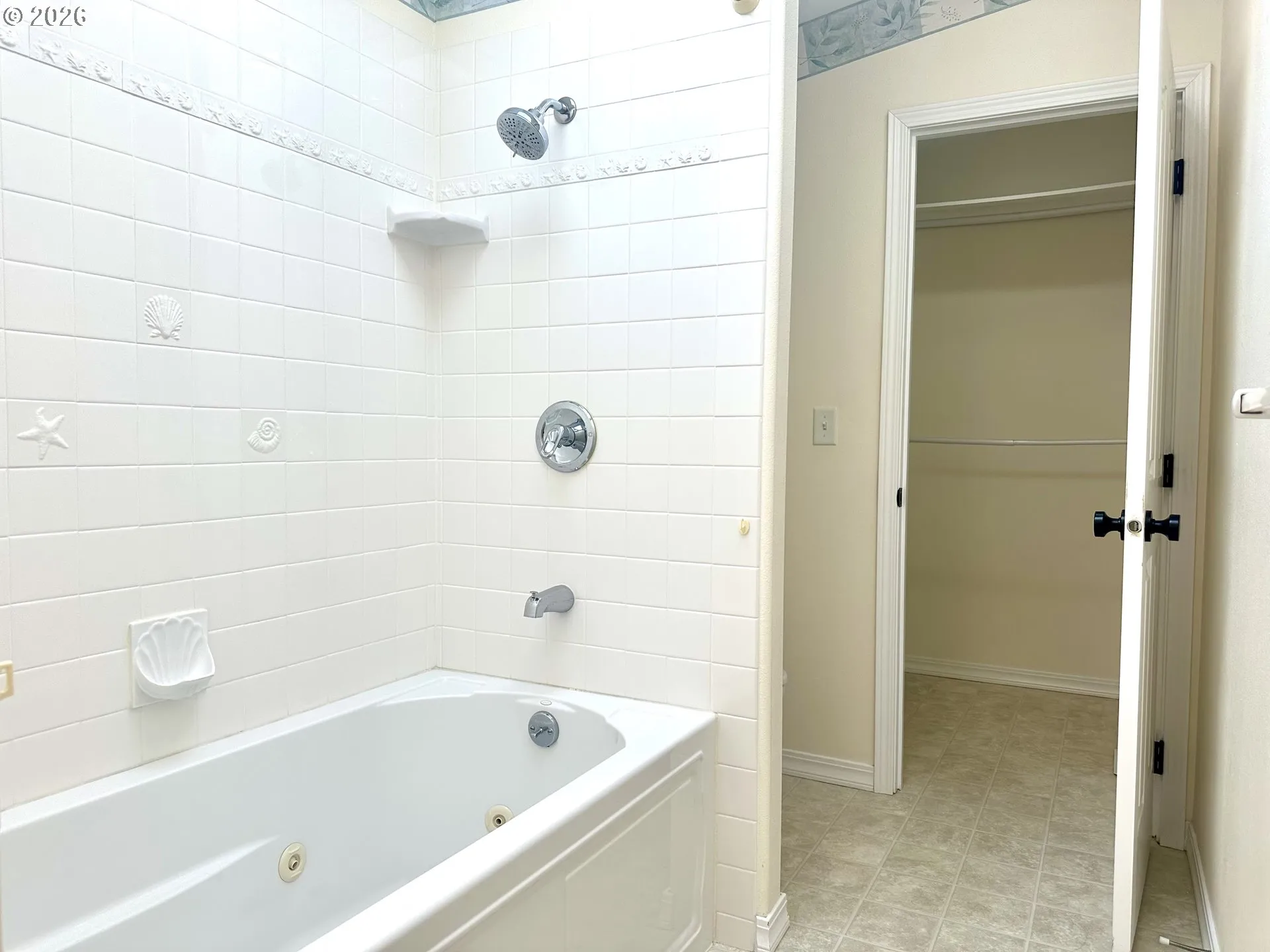 Attached Bathroom #1-Walk-In Closet