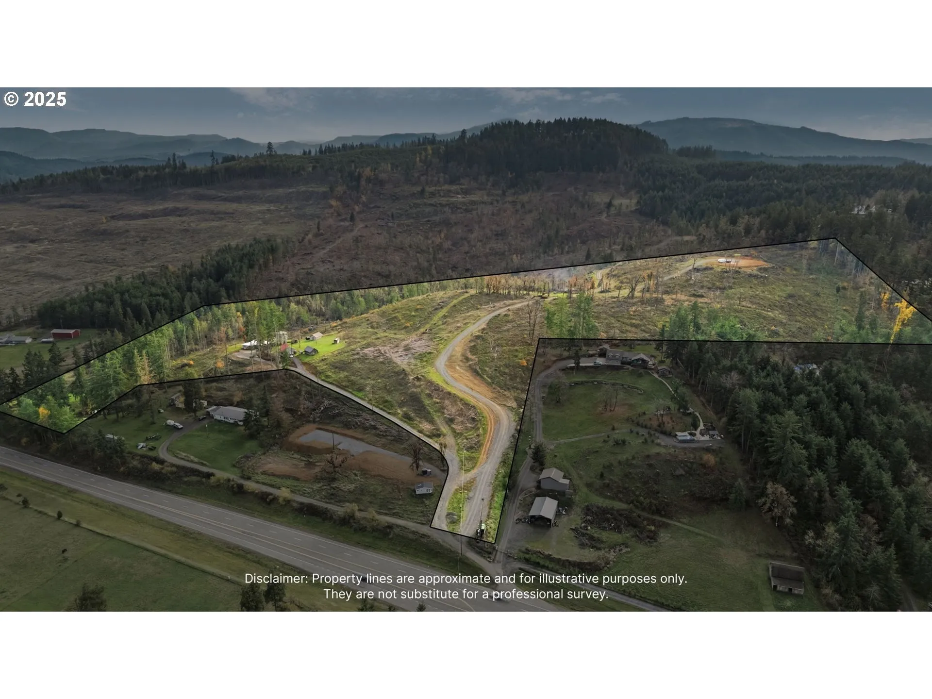 Approximate Property Lines-Aerial