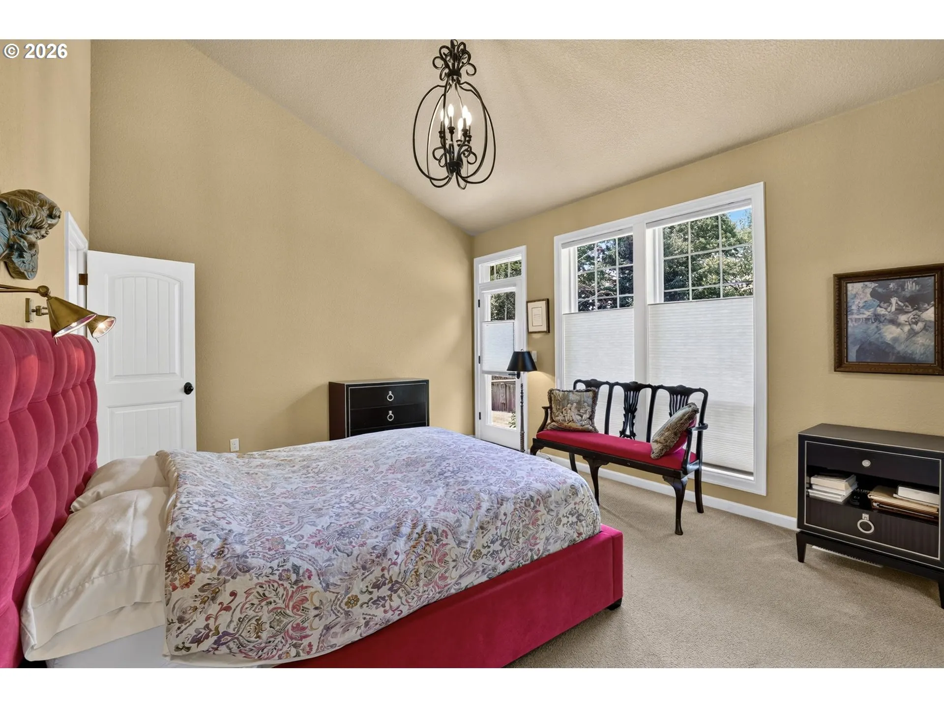 Primary Bedroom-Vaulted Ceilings