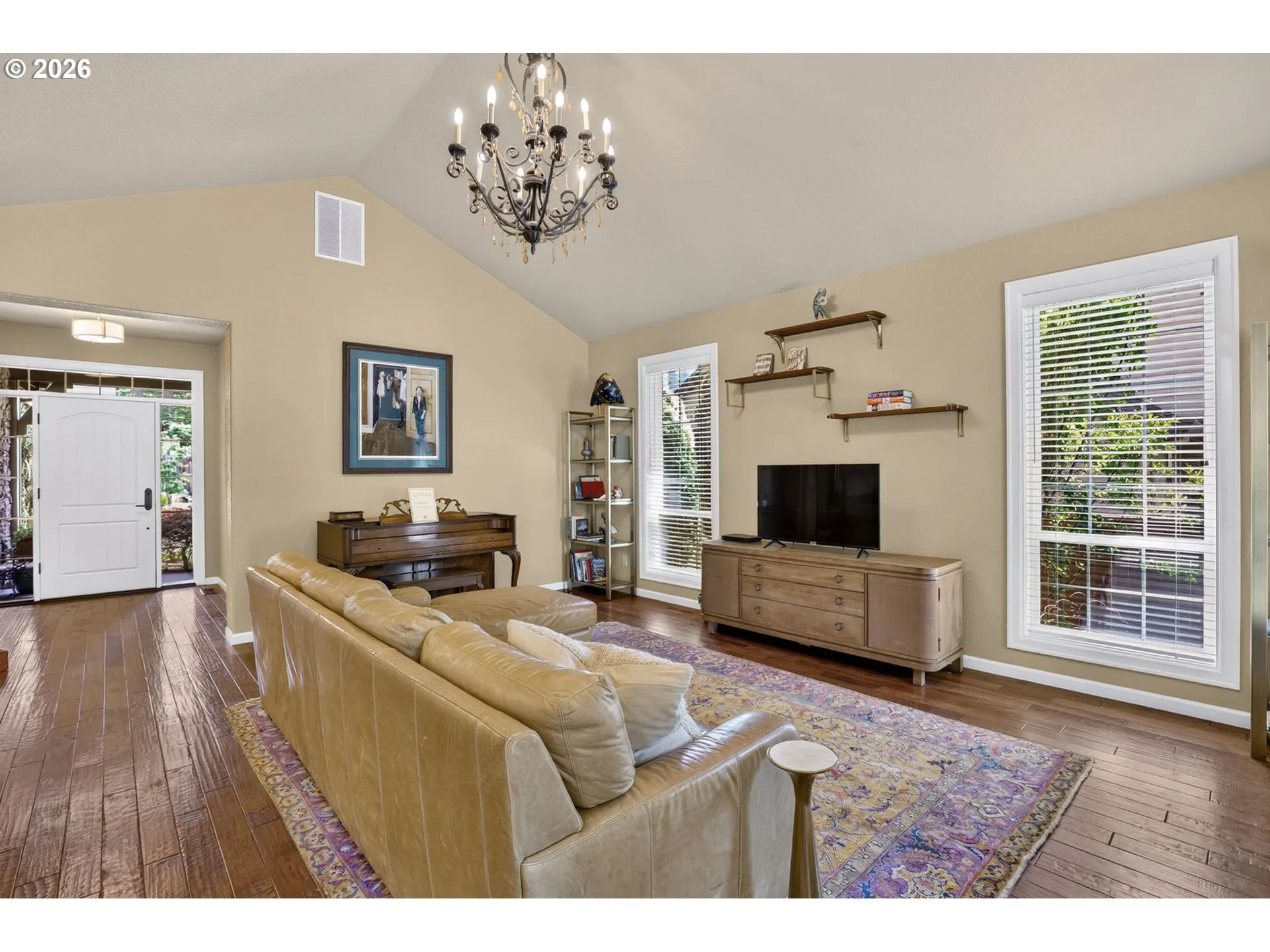 Living Room-Vaulted Ceilings