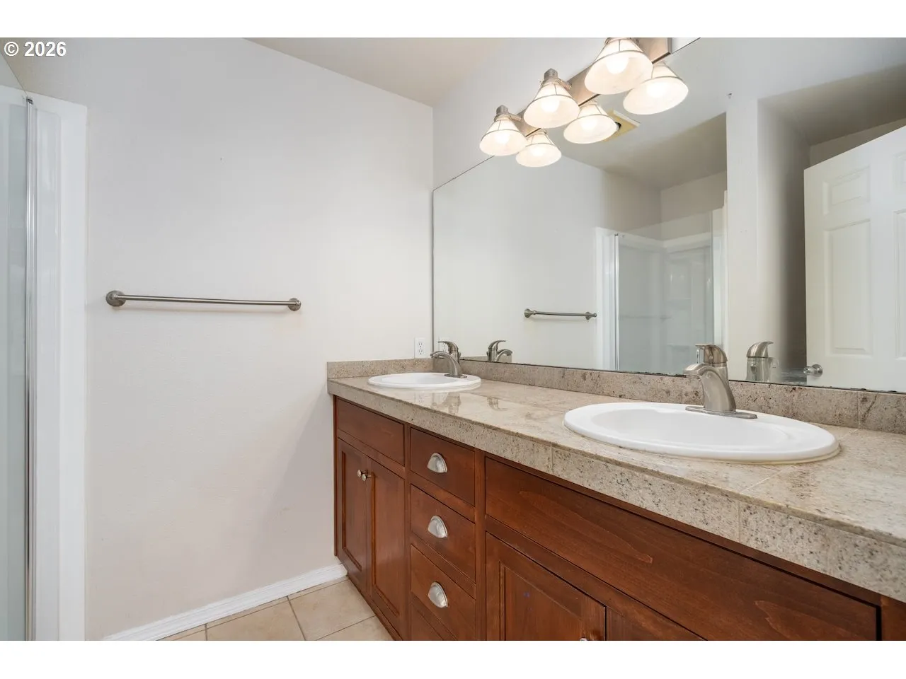 Bathroom, Attached-Double Sinks