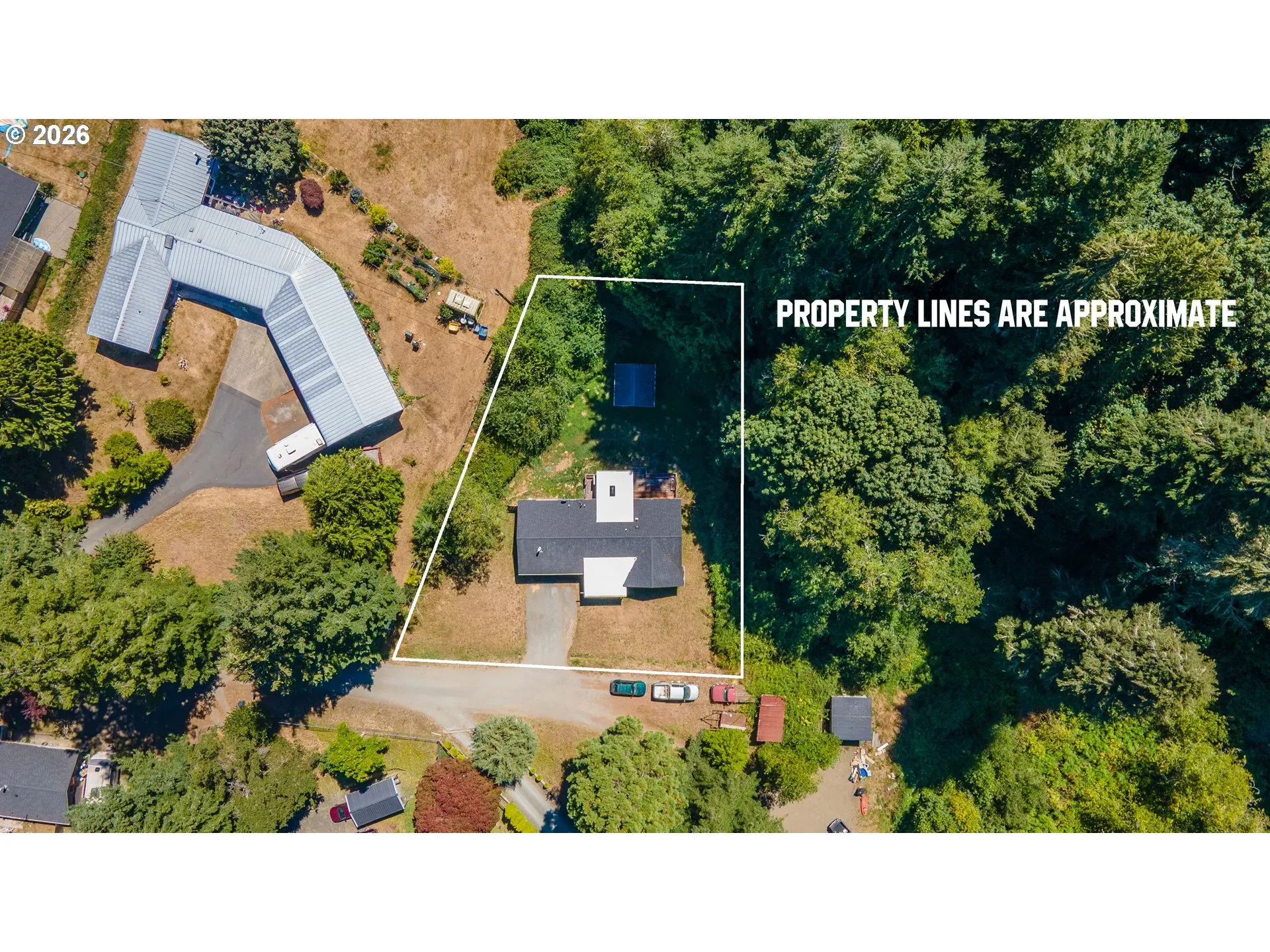 Approximate Property Lines-Aerial