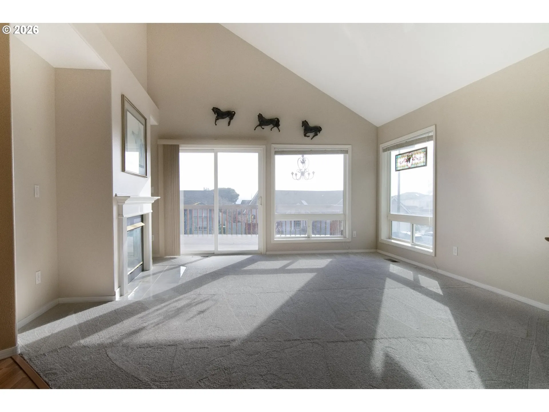 Living Room-Vaulted Ceilings