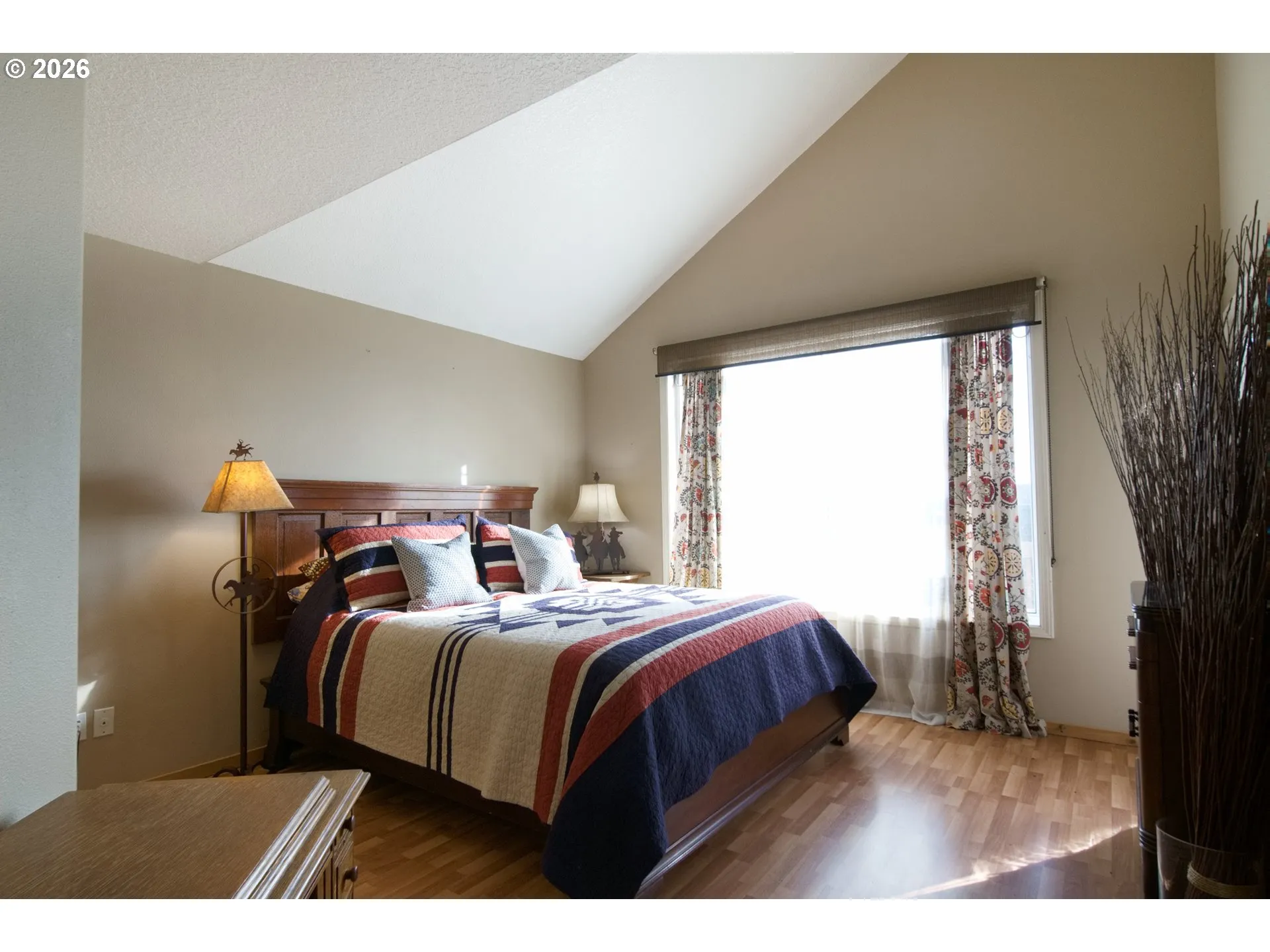 Primary Bedroom-Vaulted Ceilings