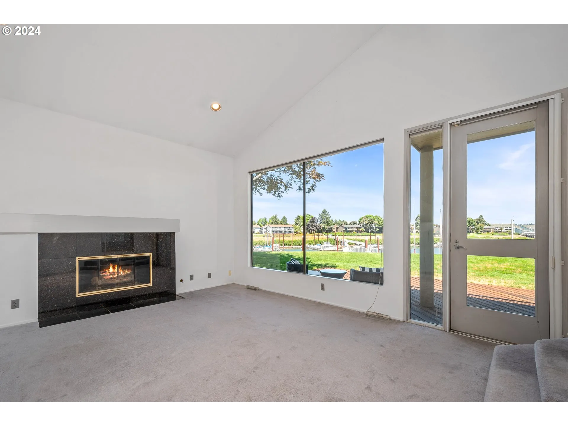Living Room-Fireplace
